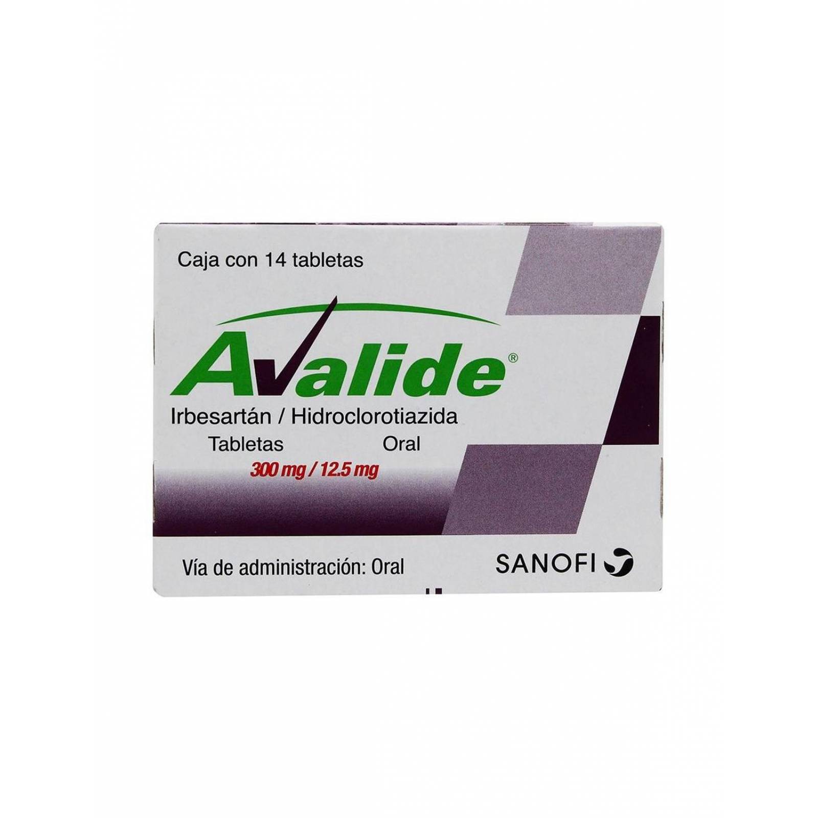 Avalide 300 mg / 12.5 mg Caja Con 14 Tabletas 