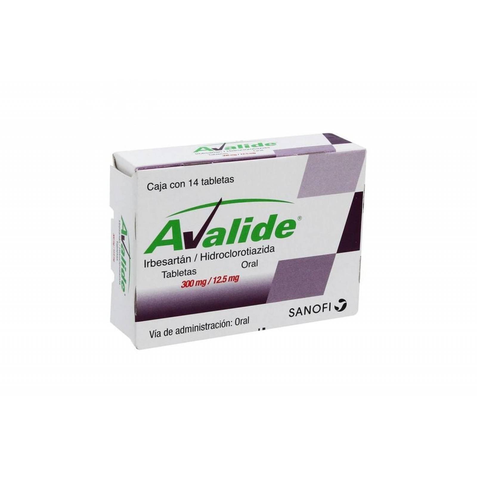 Avalide 300 mg / 12.5 mg Caja Con 14 Tabletas 