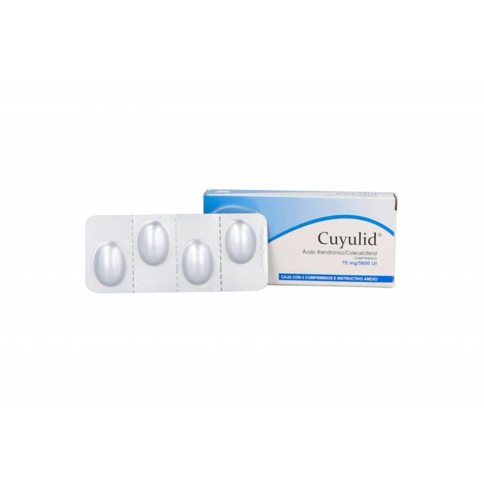 Cuyulid 70mg / 5600UI Caja Con 4 Comprimidos 