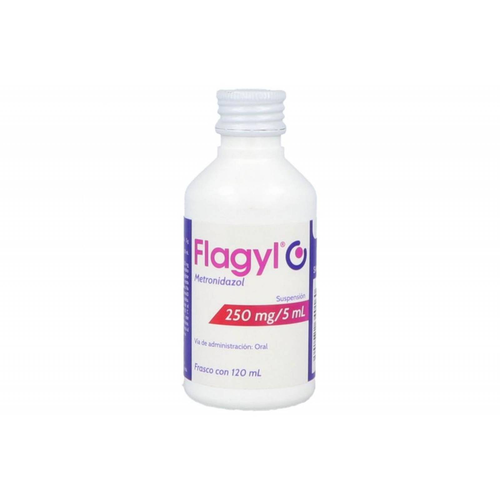 Flagyl Suspensión 250mg/5mL Frasco Con 120mL 