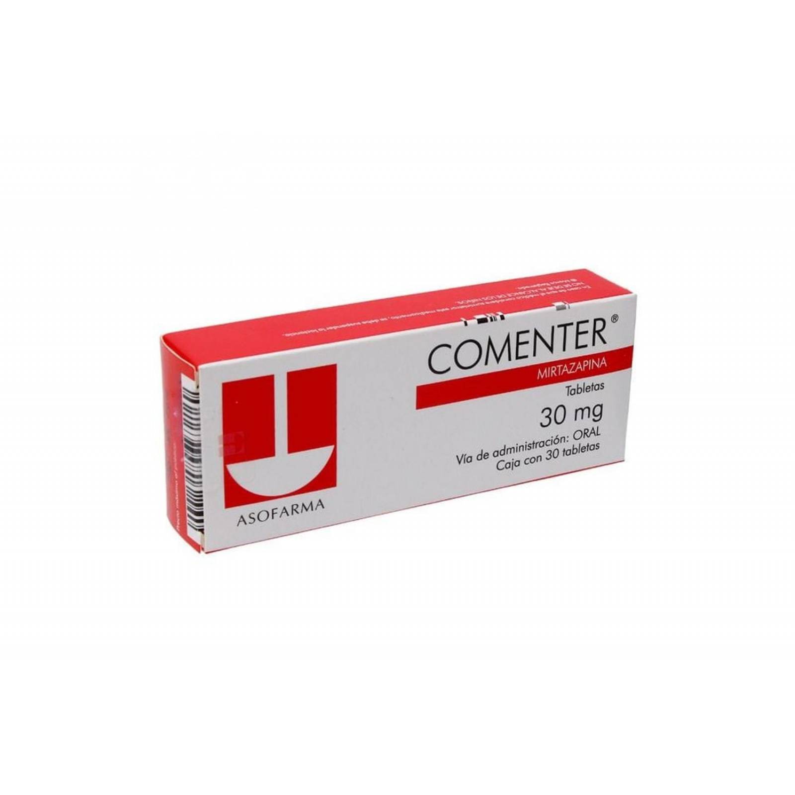 Comenter 30 mg Caja Con 30 Comprimidos 