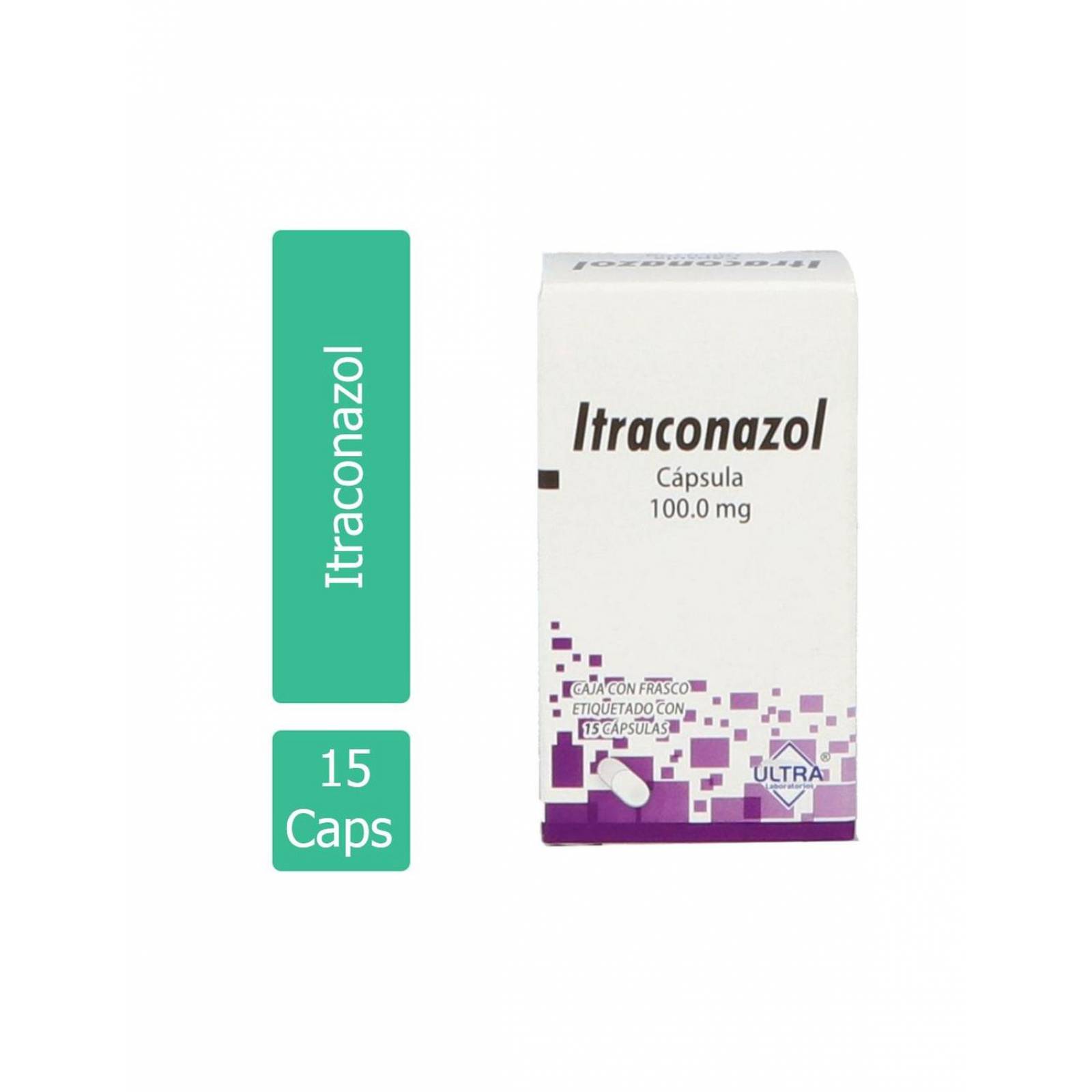 Itraconazol 100 mg 15 Cápsulas 