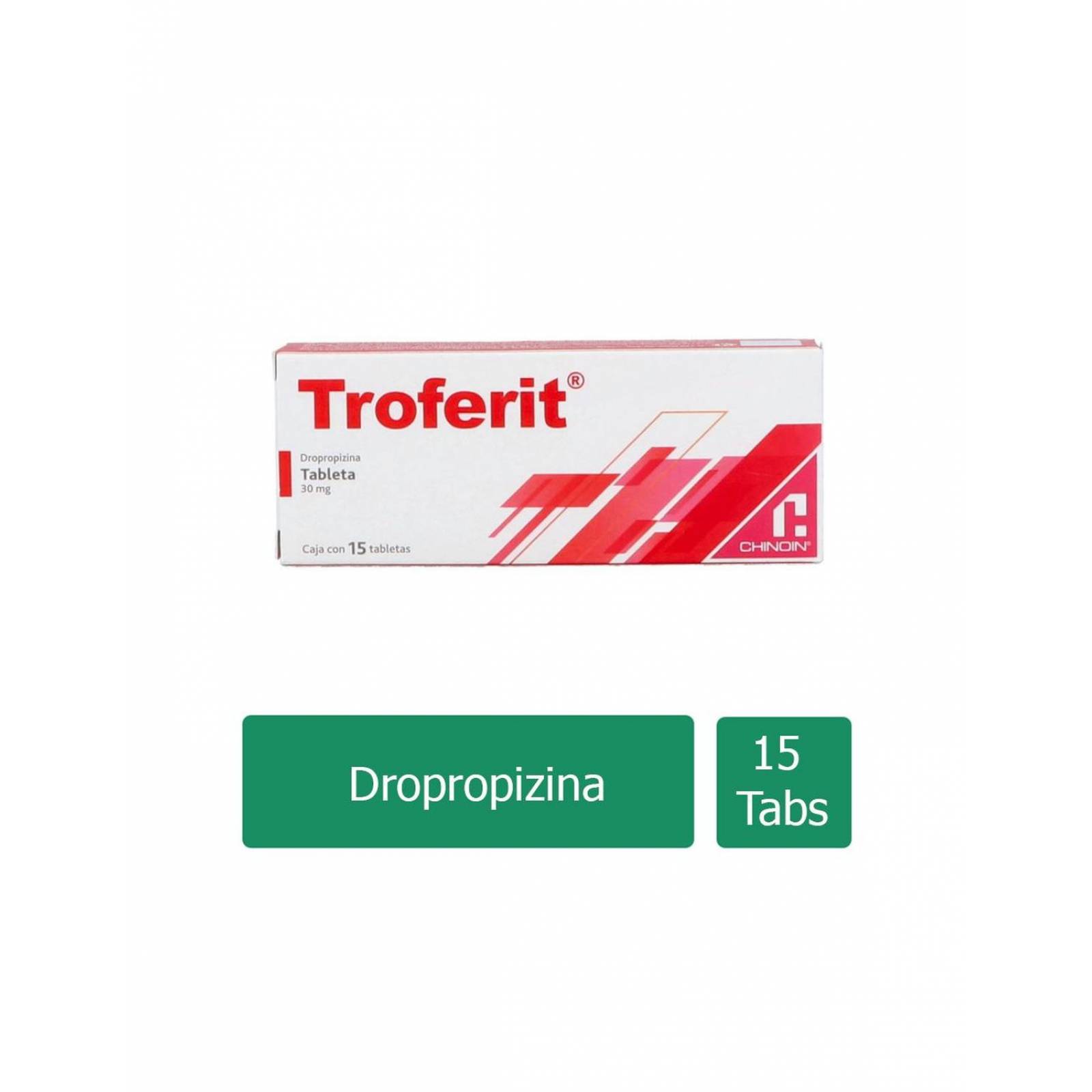 Troferit 30 mg Caja Con 15 Tabletas 