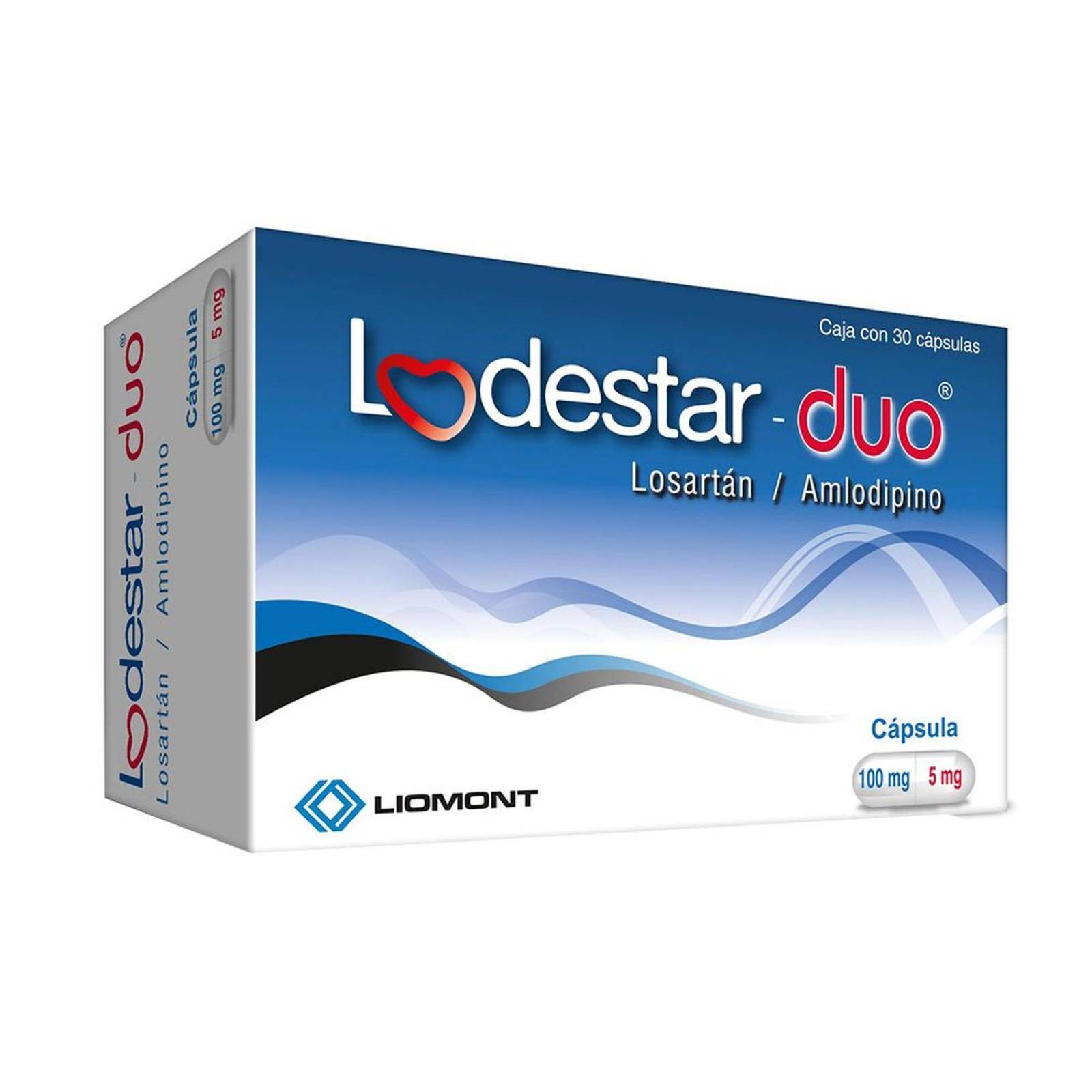 Lodestar Duo 100 mg/5 mg Caja Con 30 Cápsulas 