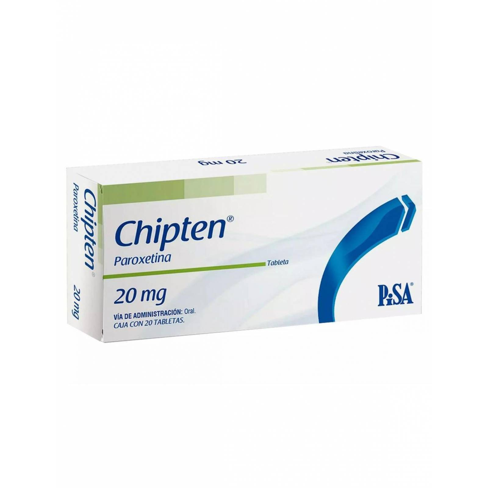 Chipten 20 mg Caja Con 20 Tabletas 