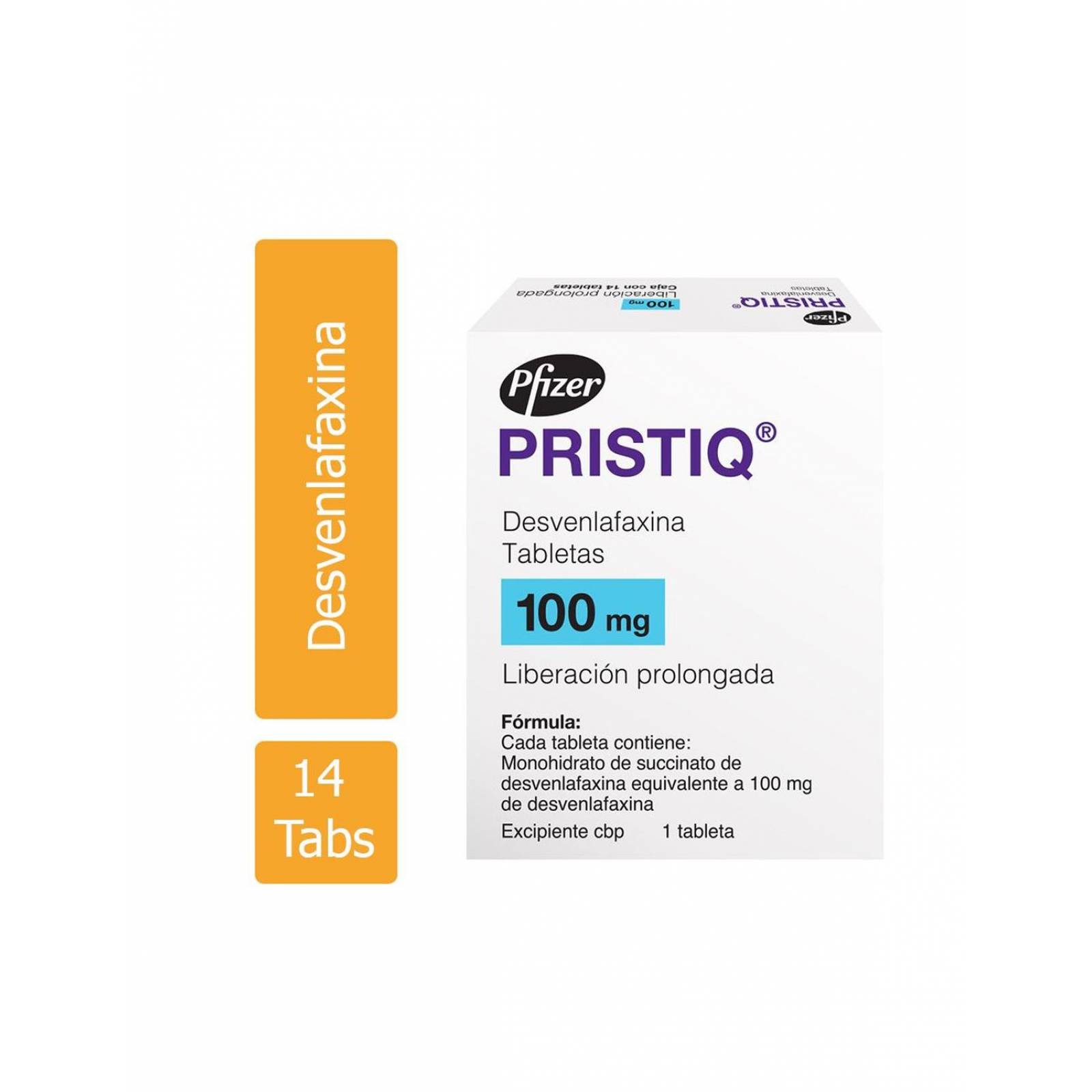 Pristiq 100 mg Caja Con 14 Tabletas 