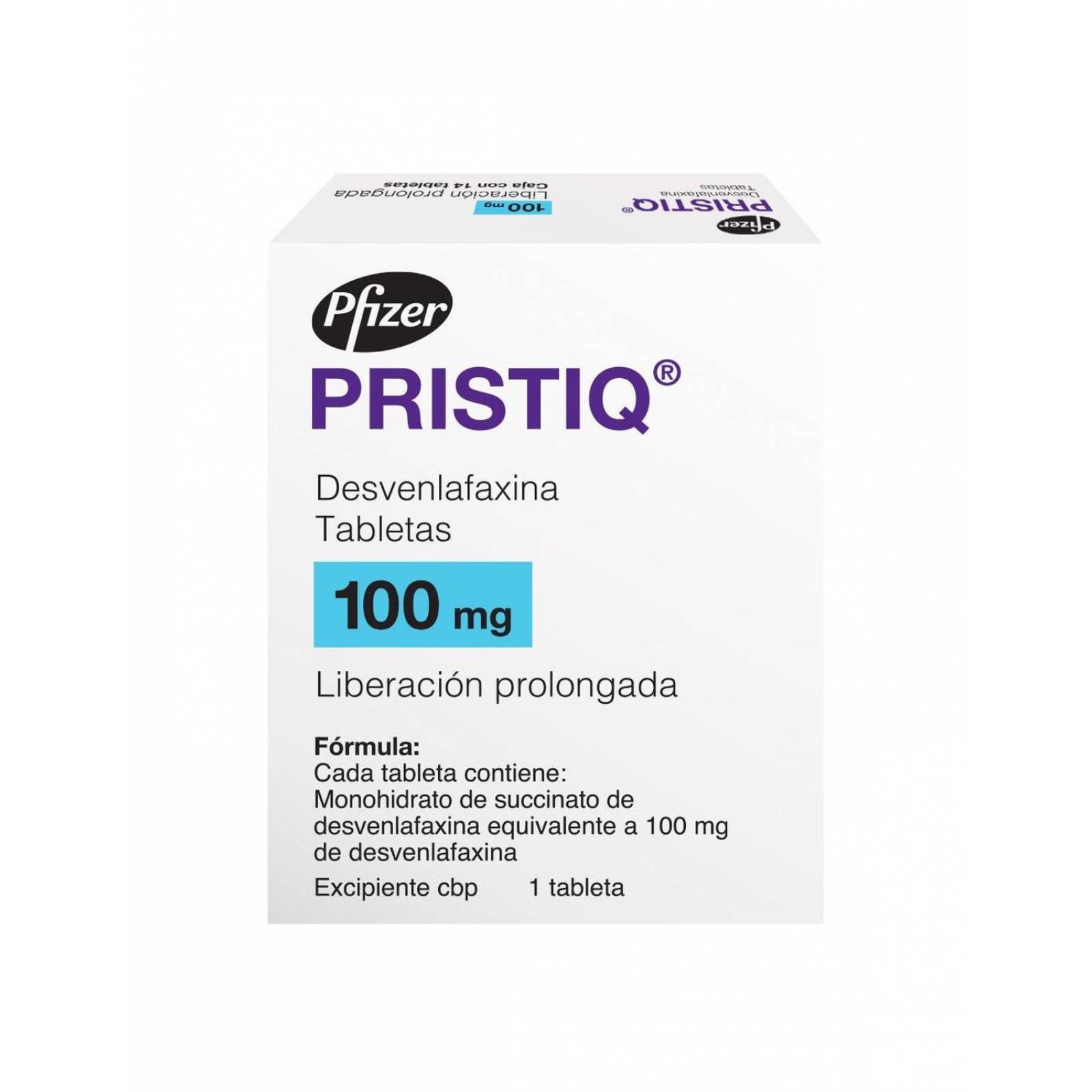 Pristiq 100 mg Caja Con 14 Tabletas 