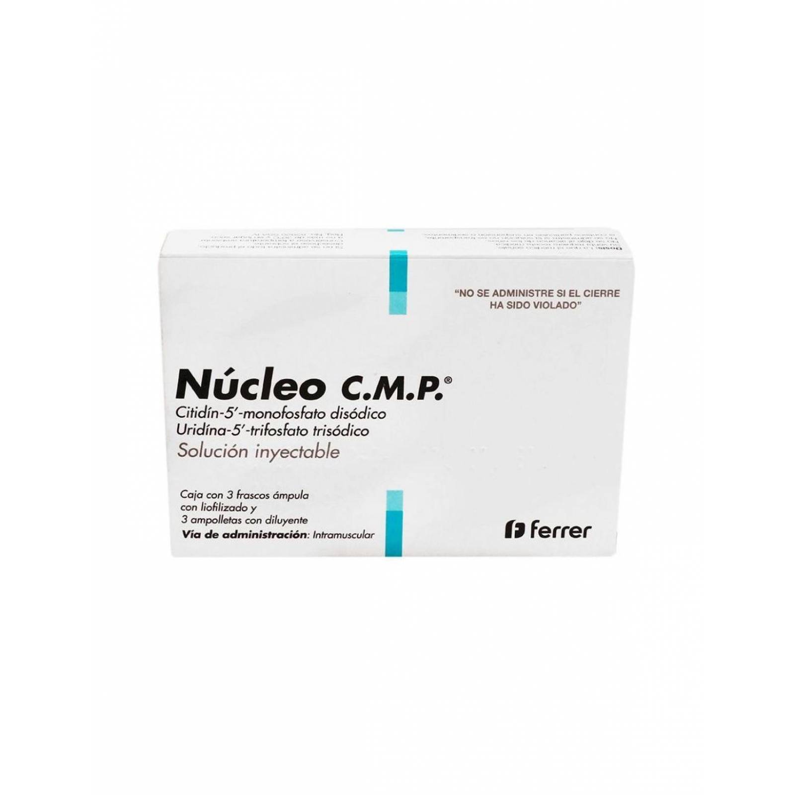 Núcleo C.M.P Caja Con Con 3 Frascos Ámpula 