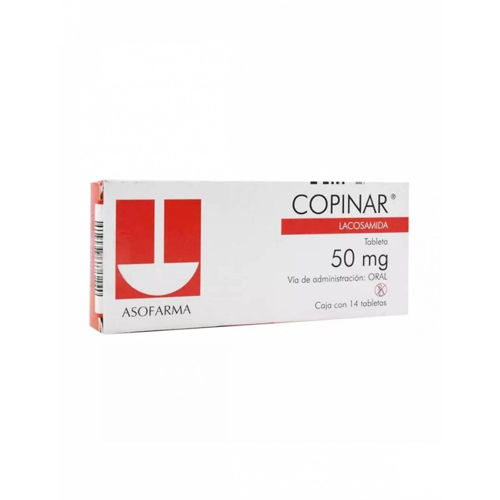 Copinar 50 mg Caja Con 14 Tabletas 
