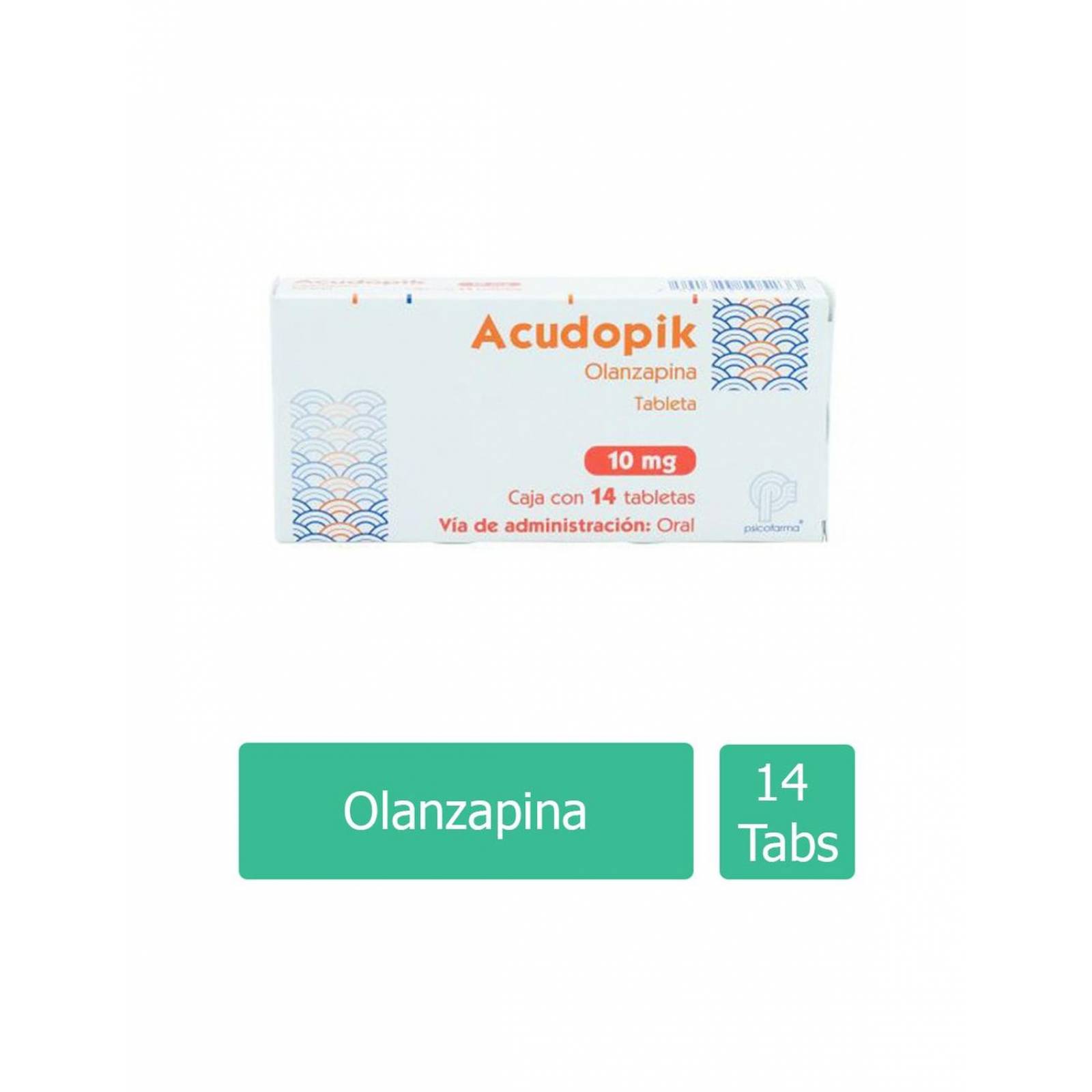Acudopik 10 mg Caja Con 14 Tabletas 