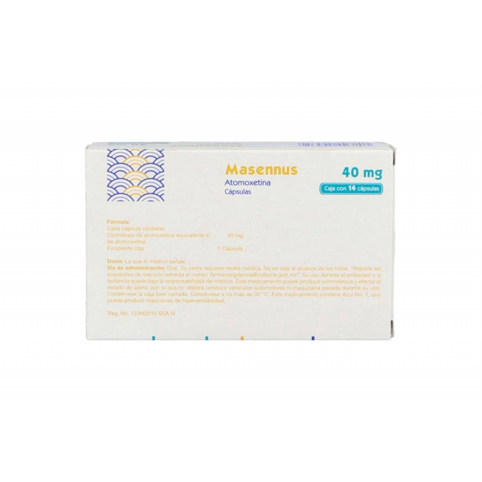 Masennus 40 mg Caja Con 14 Cápsulas 
