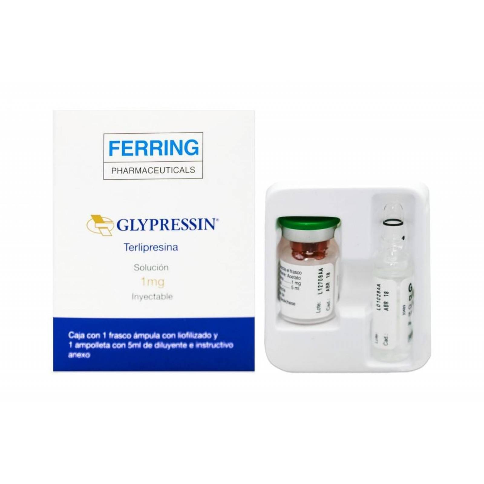 Glypressin 1 mg Solución Inyectable 