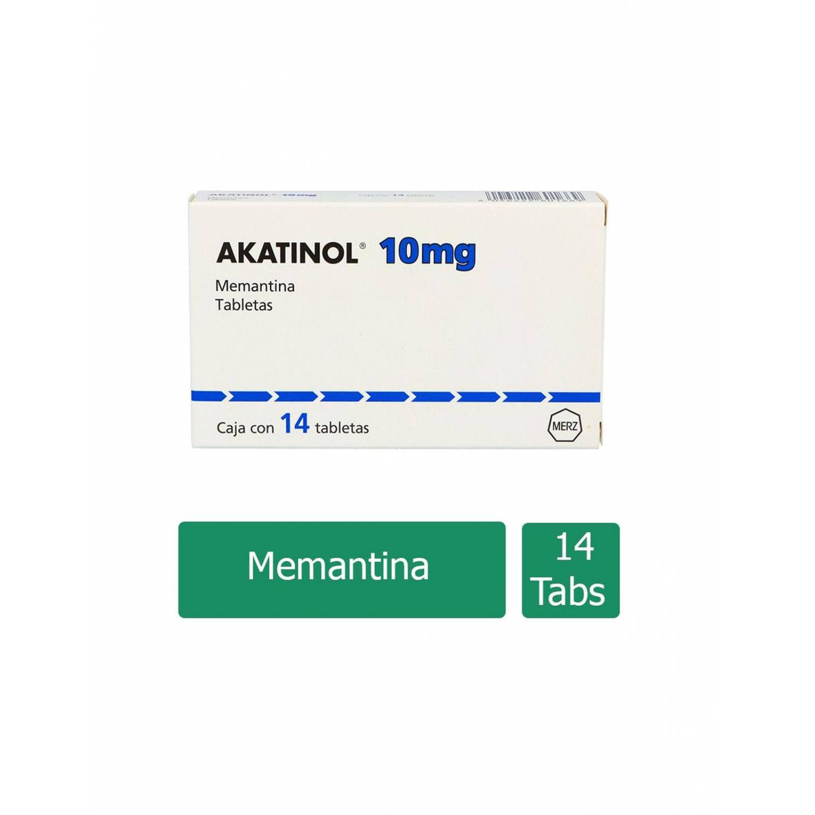 Akatinol 10 mg Caja Con 14 Tabletas 