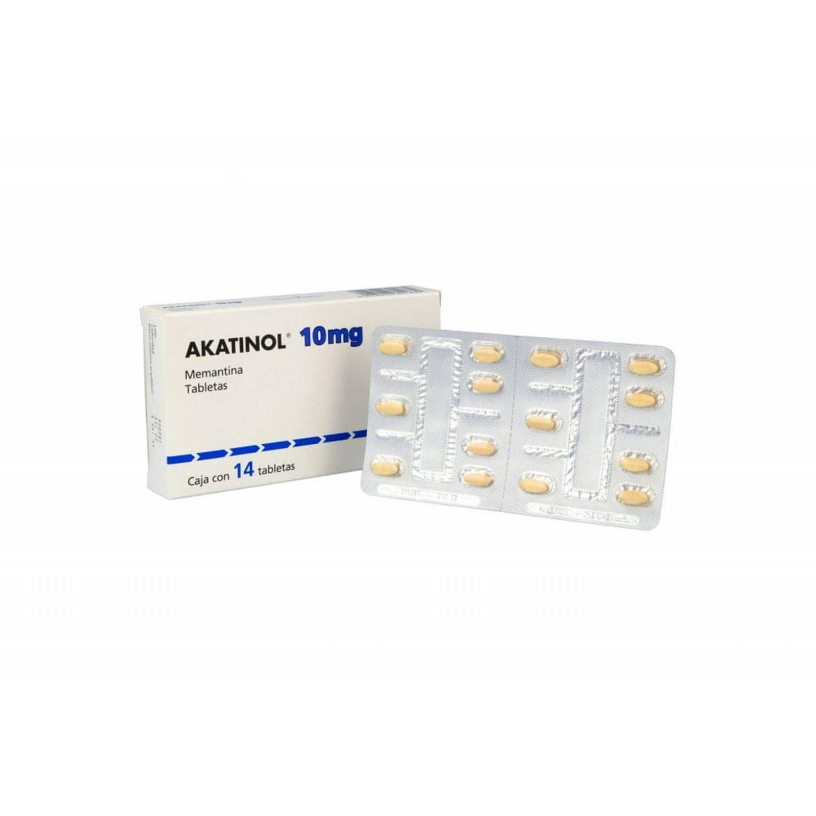 Akatinol 10 mg Caja Con 14 Tabletas 