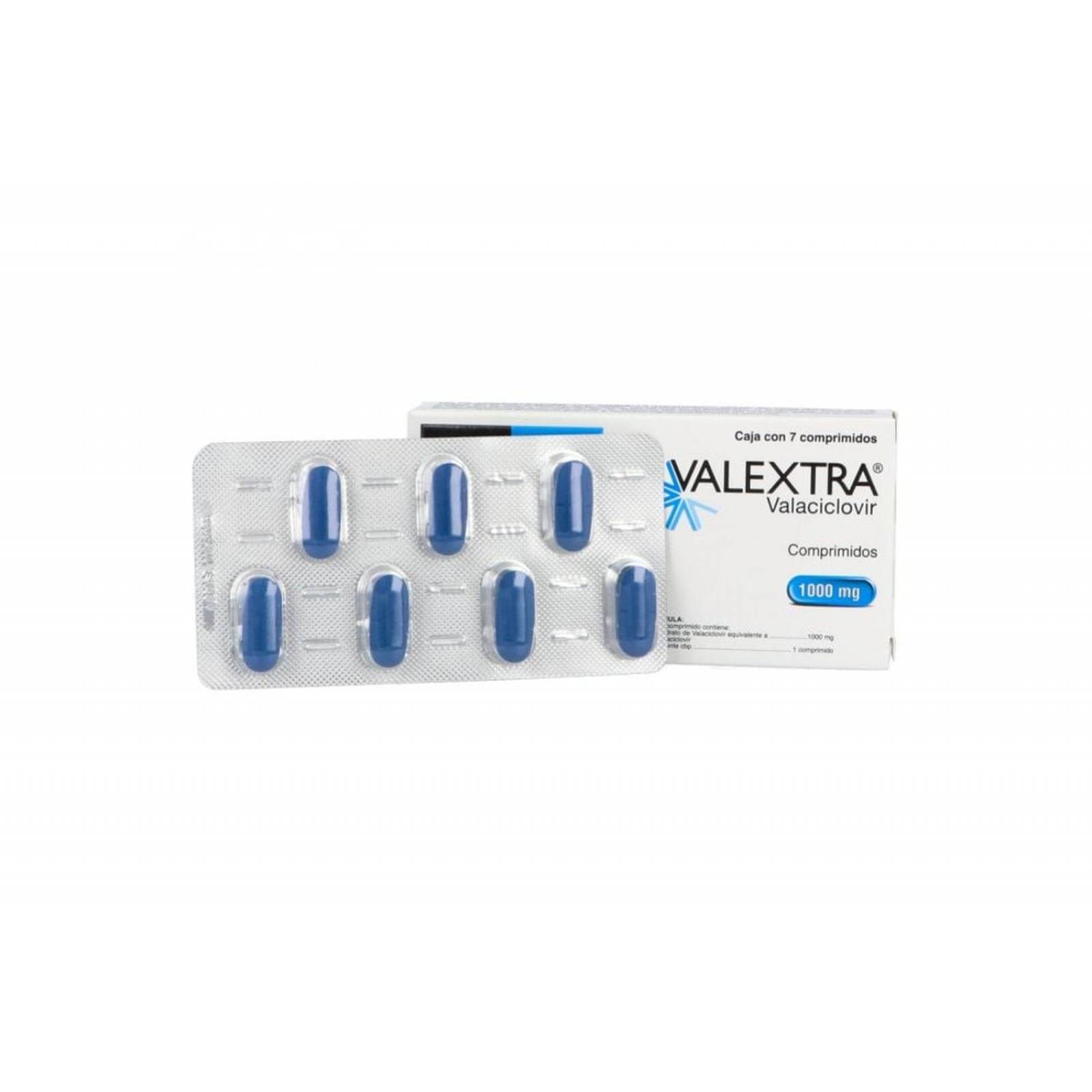 Valextra 1000 mg Caja Con 7 Comprimidos 