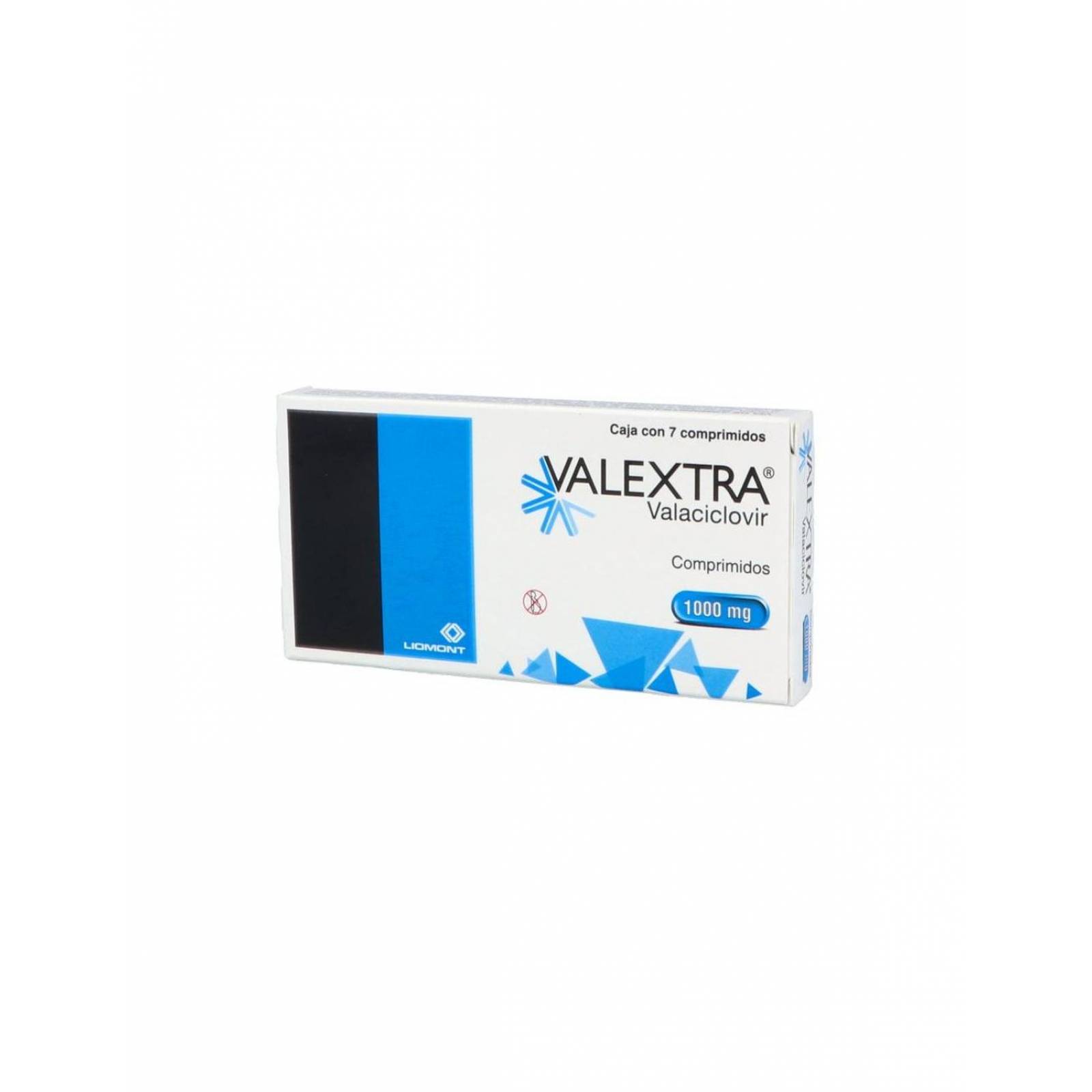 Valextra 1000 mg Caja Con 7 Comprimidos 