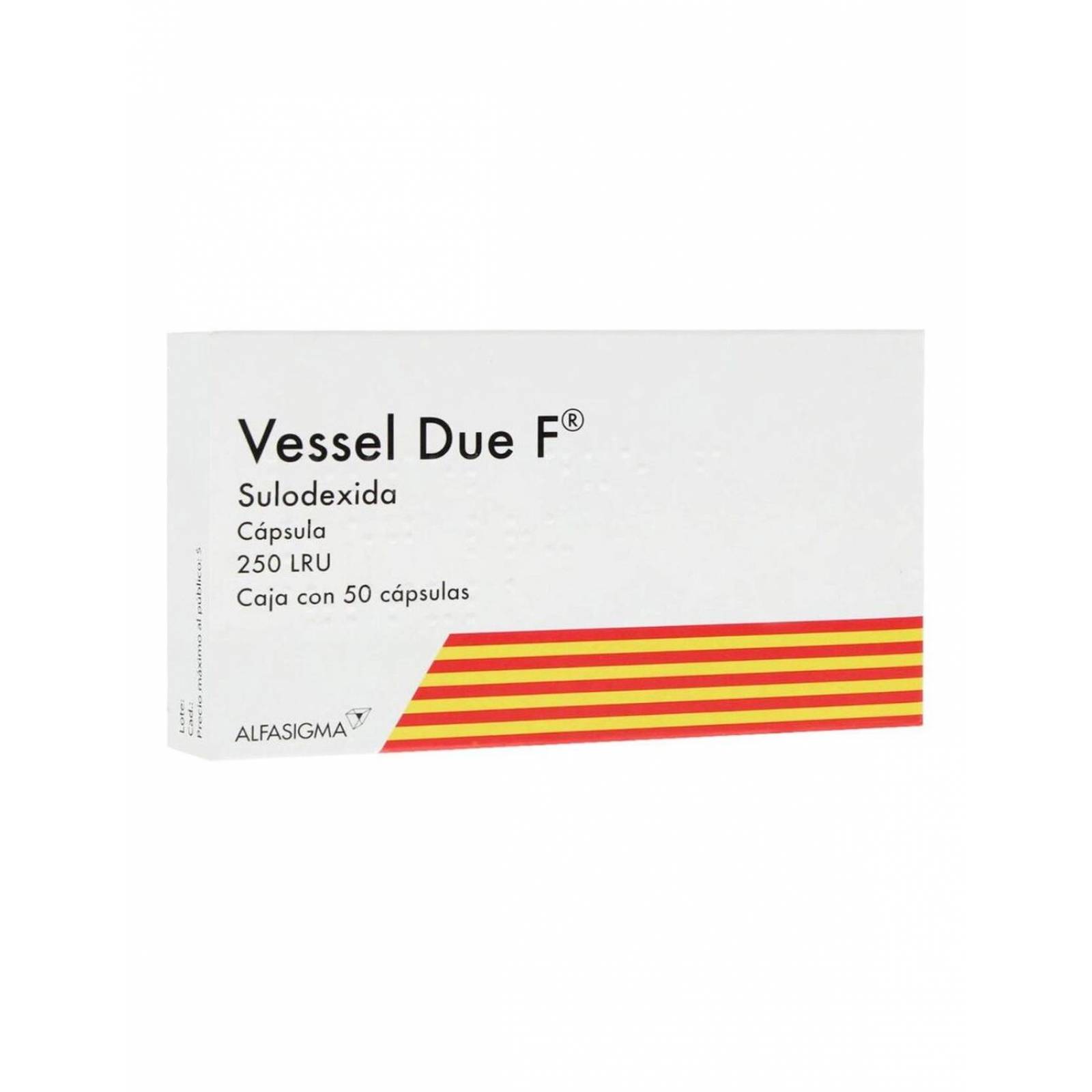Vessel Due F 250 LRU Caja Con 50 Cápsulas - RX 