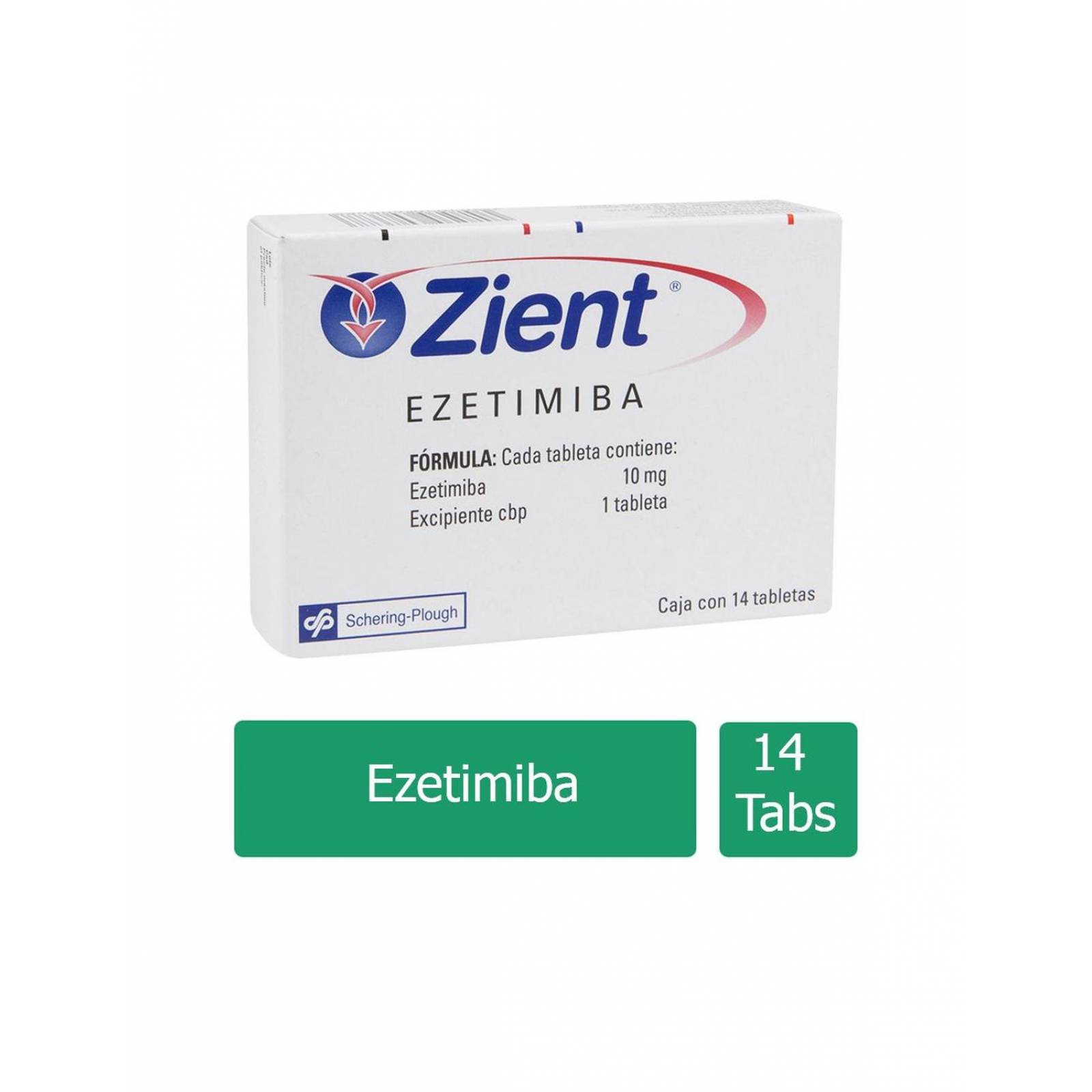 Zient 10 mg Caja Con 14 Tabletas 