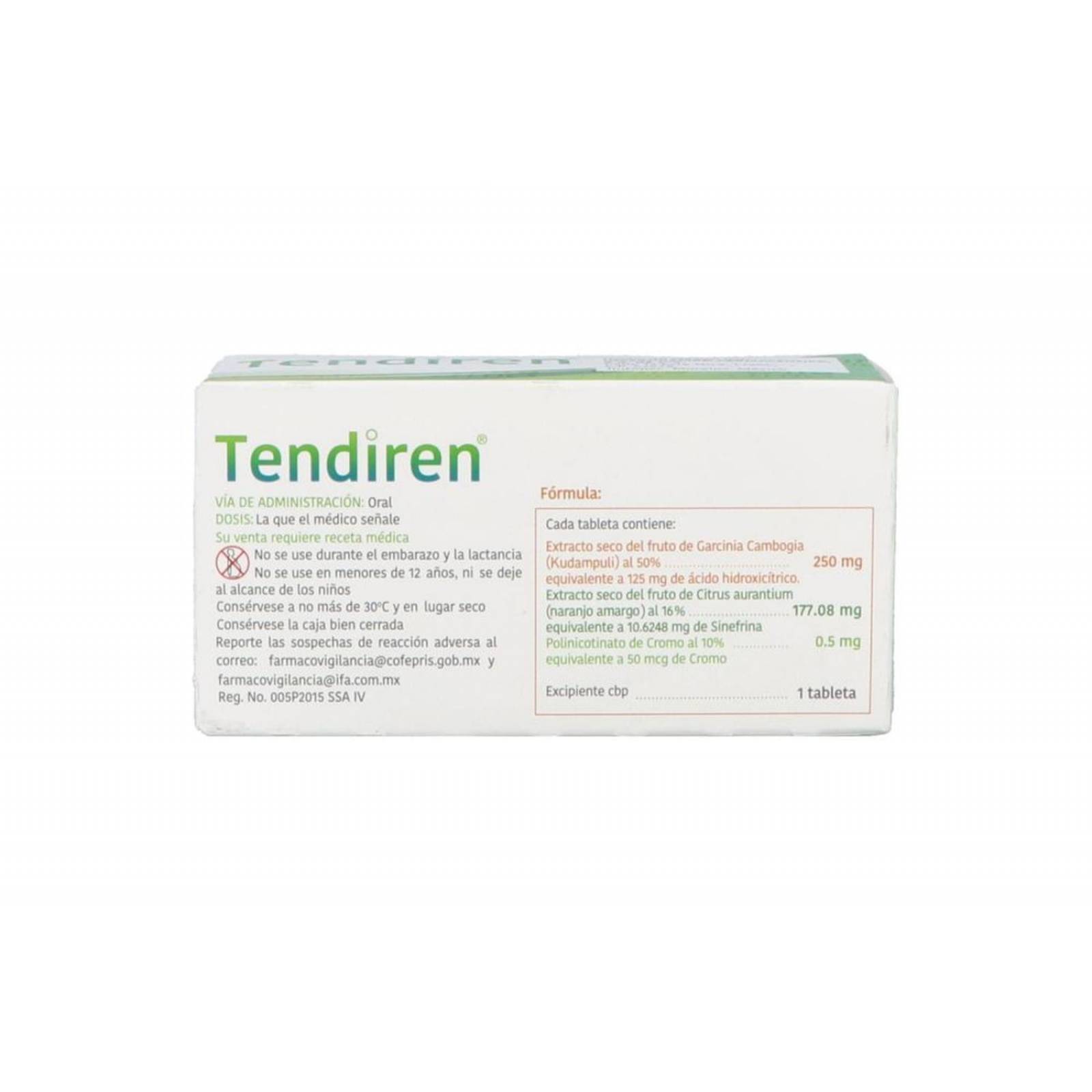 Tendiren Caja Con 60 Tabletas 