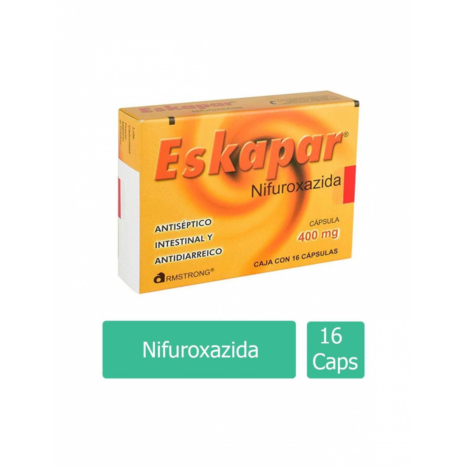 Eskapar 400 mg Caja Con 16 Cápsulas 
