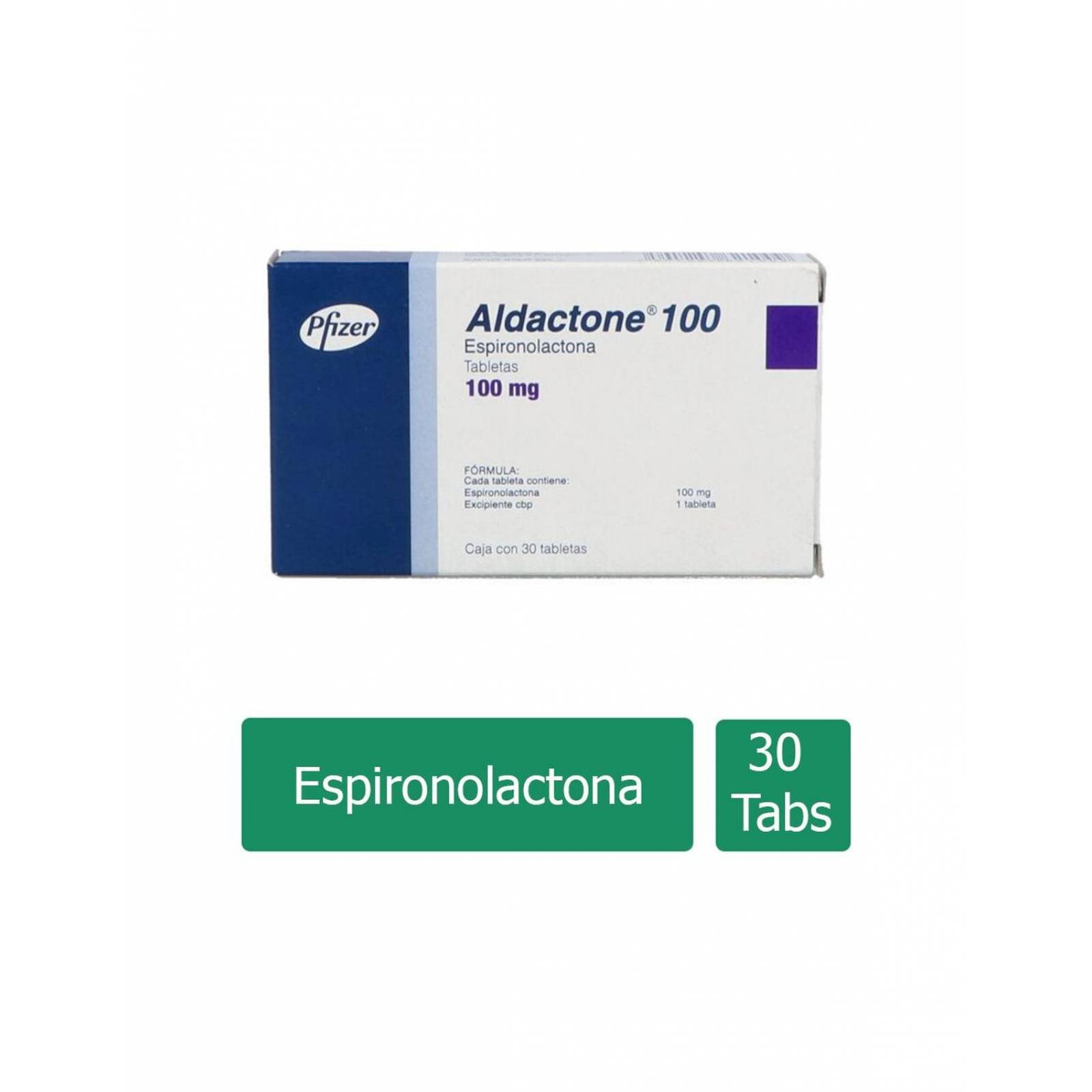 Aldactone 100 De 100 mg Caja Con 30 Tabletas 