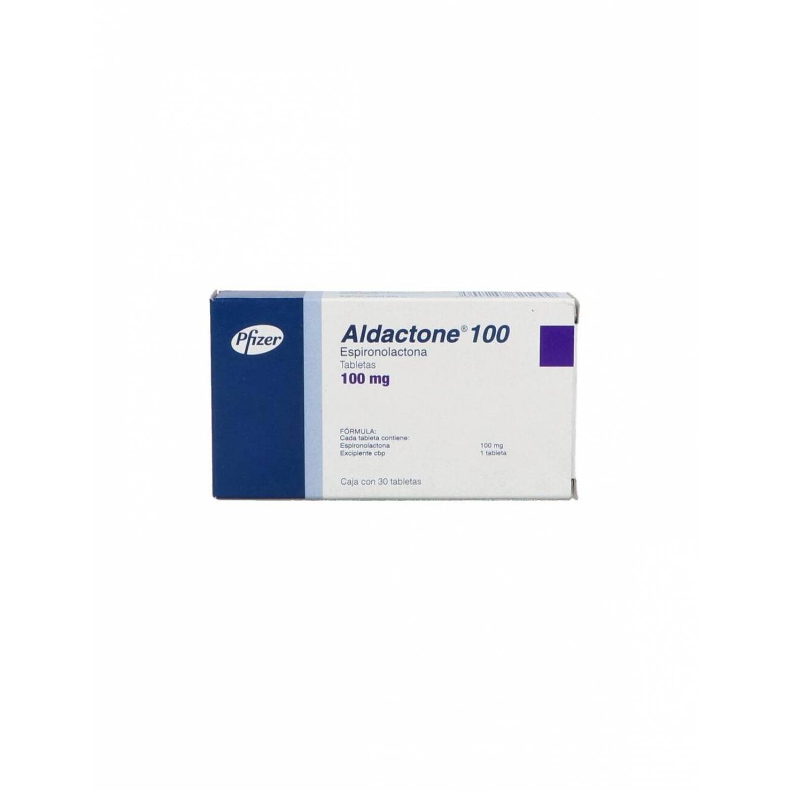 Aldactone 100 De 100 mg Caja Con 30 Tabletas 
