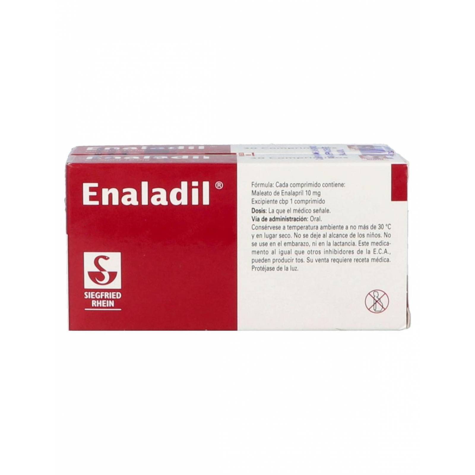 Enaladil 10 mg 2 Cajas Con 30 Comprimidos 2x1 