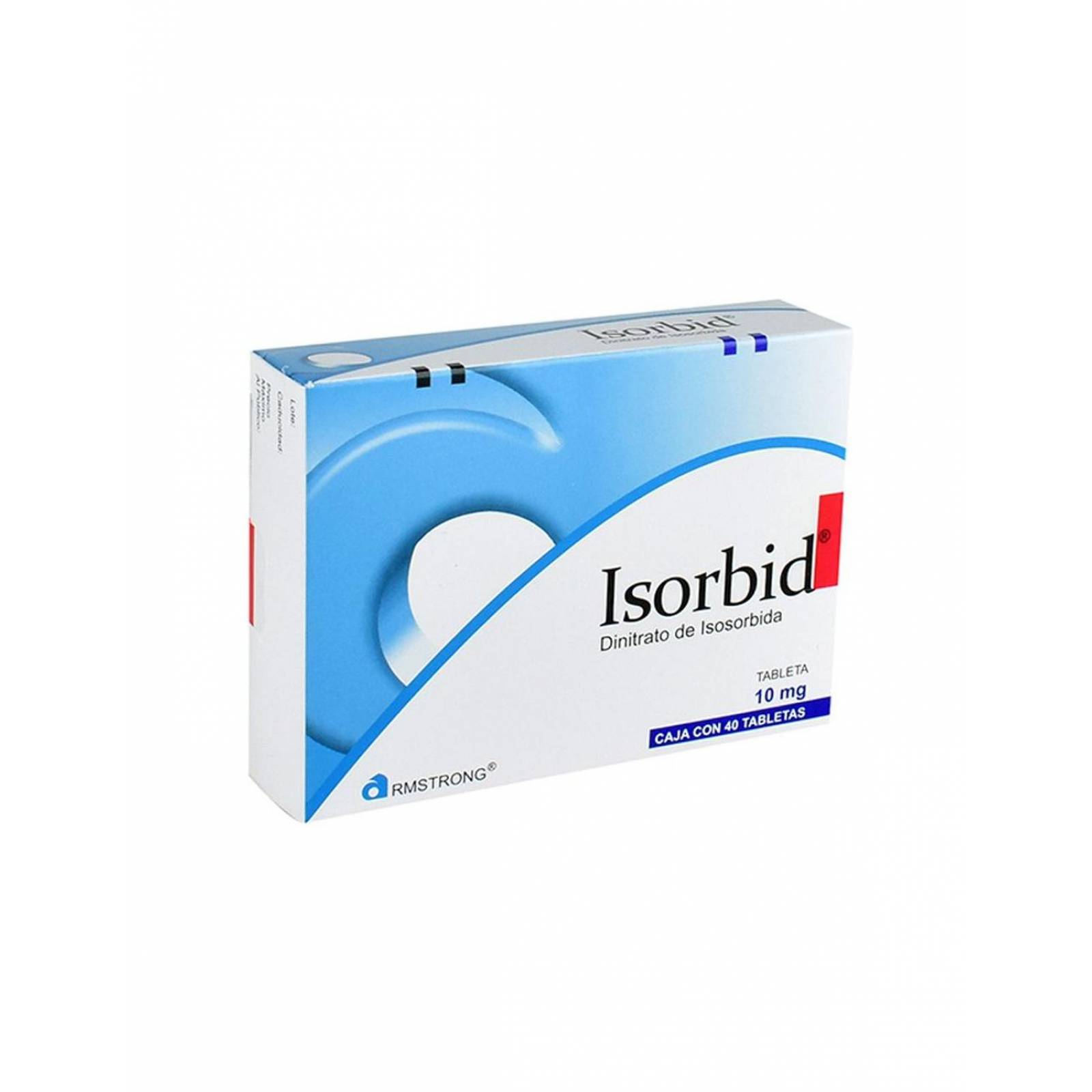 Isorbid 10 mg Caja Con 40 Tabletas 