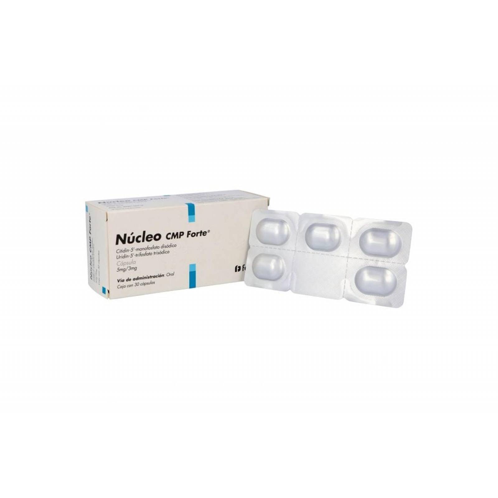 Nucleo C.M.P Forte 5 mg / 3 mg Caja Con 30 Cápsulas 