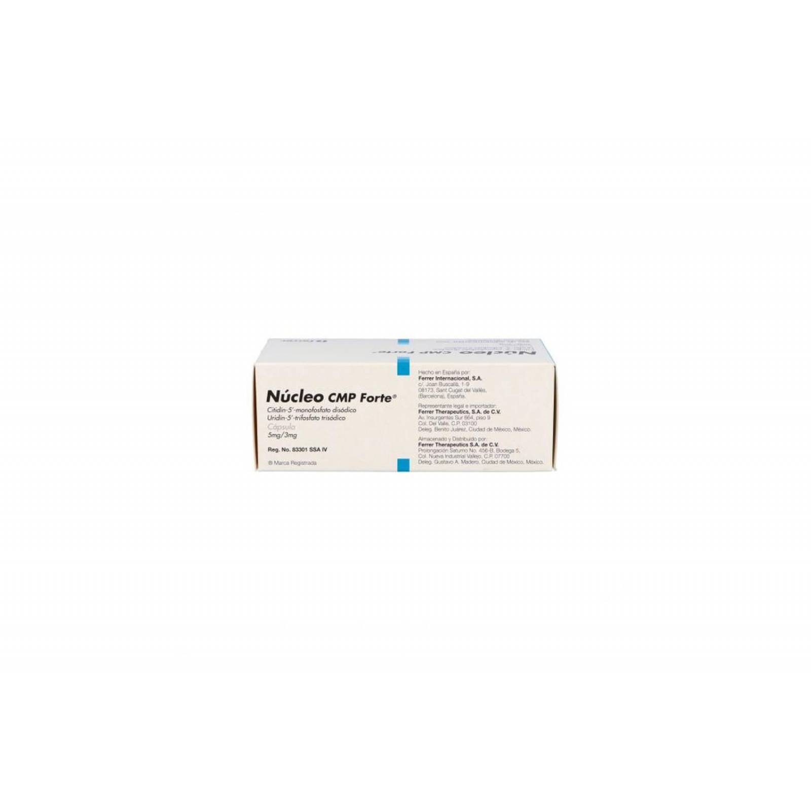 Nucleo C.M.P Forte 5 mg / 3 mg Caja Con 30 Cápsulas 