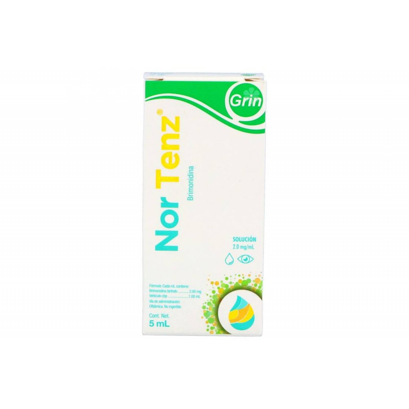 Nor Tenz 2 mg Solución Caja Con Frasco Gotero 5 mL 