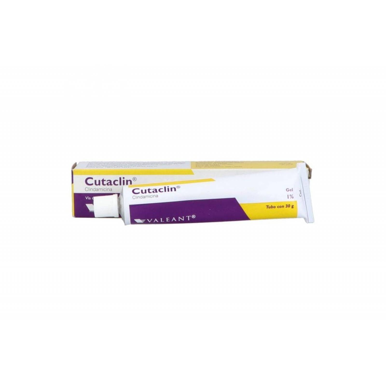 Cutaclin Gel 1% Caja Con Tubo Con 30 g 