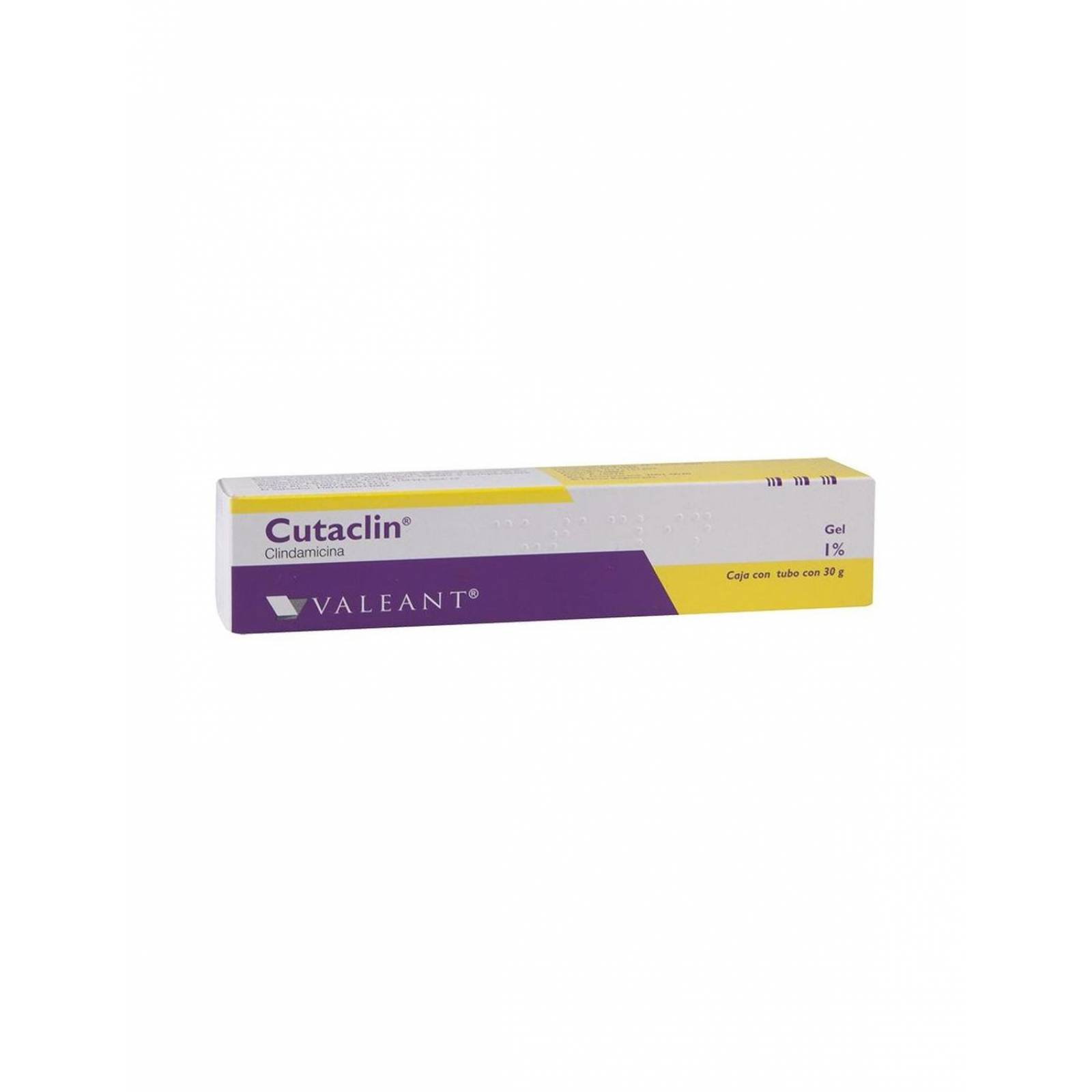 Cutaclin Gel 1% Caja Con Tubo Con 30 g 