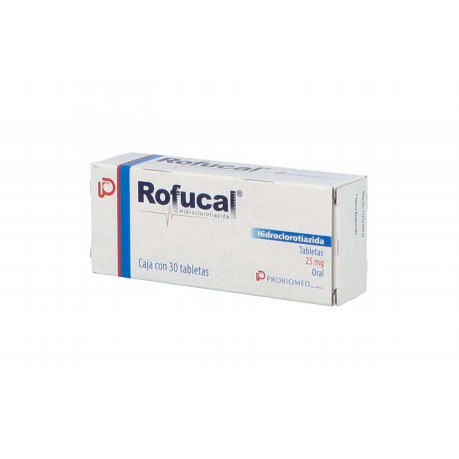 Rofucal 25 mg Caja Con 30 Tabletas 