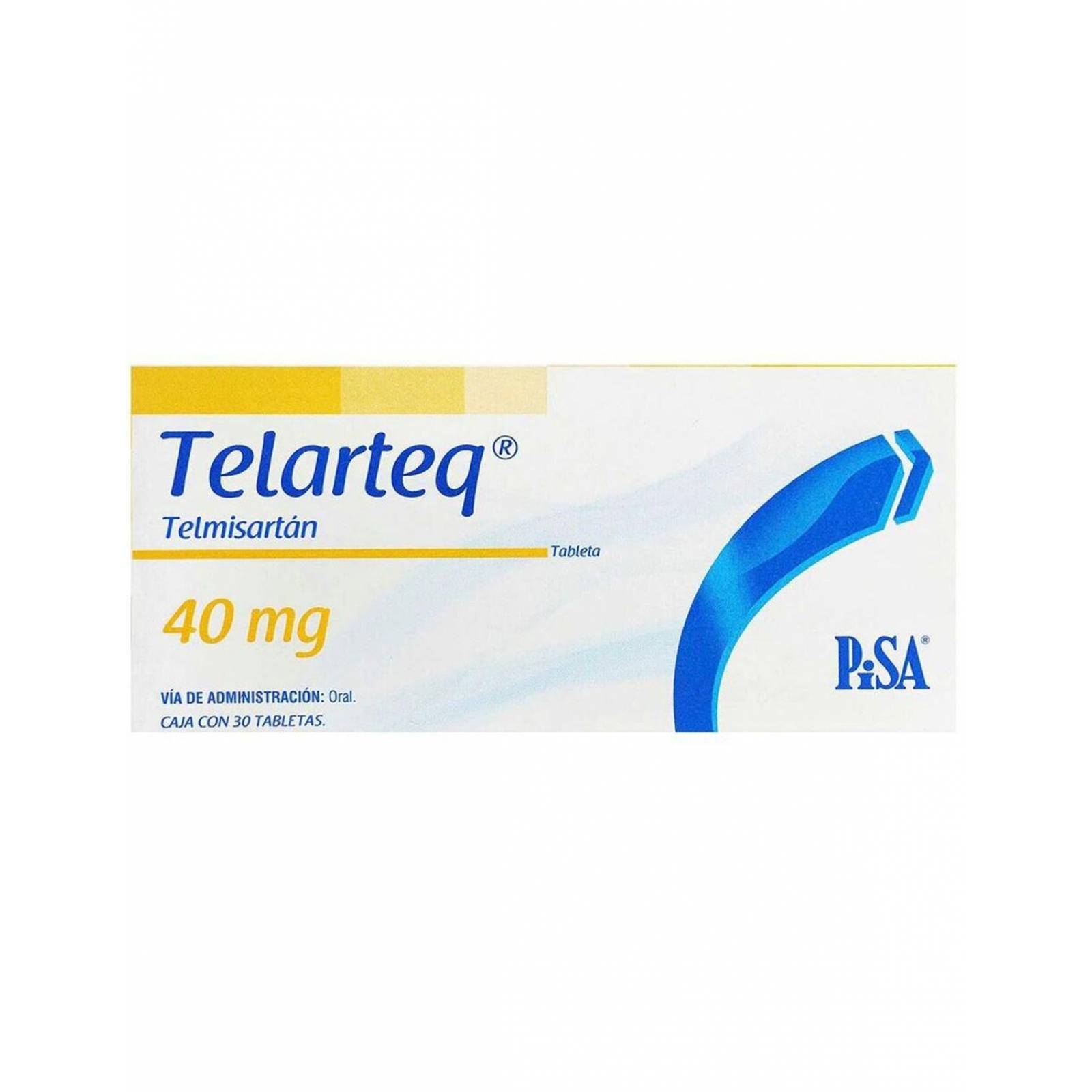 Telarteq 40 mg Caja Con 30 Tabletas 