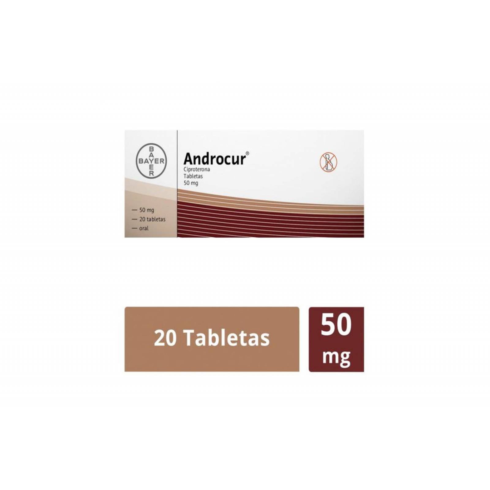 Androcur 50 mg Caja Con 20 Tabletas 