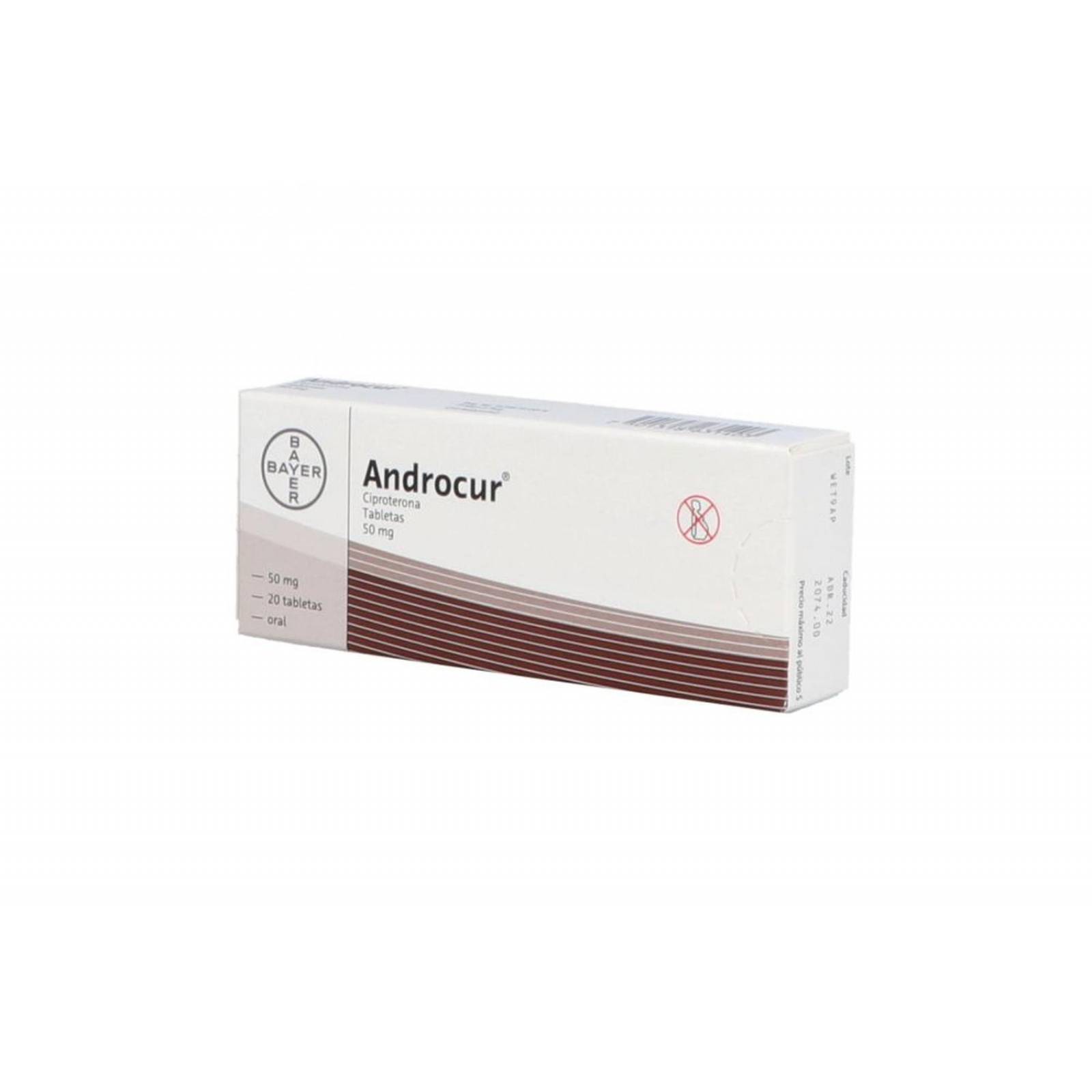 Androcur 50 mg Caja Con 20 Tabletas 
