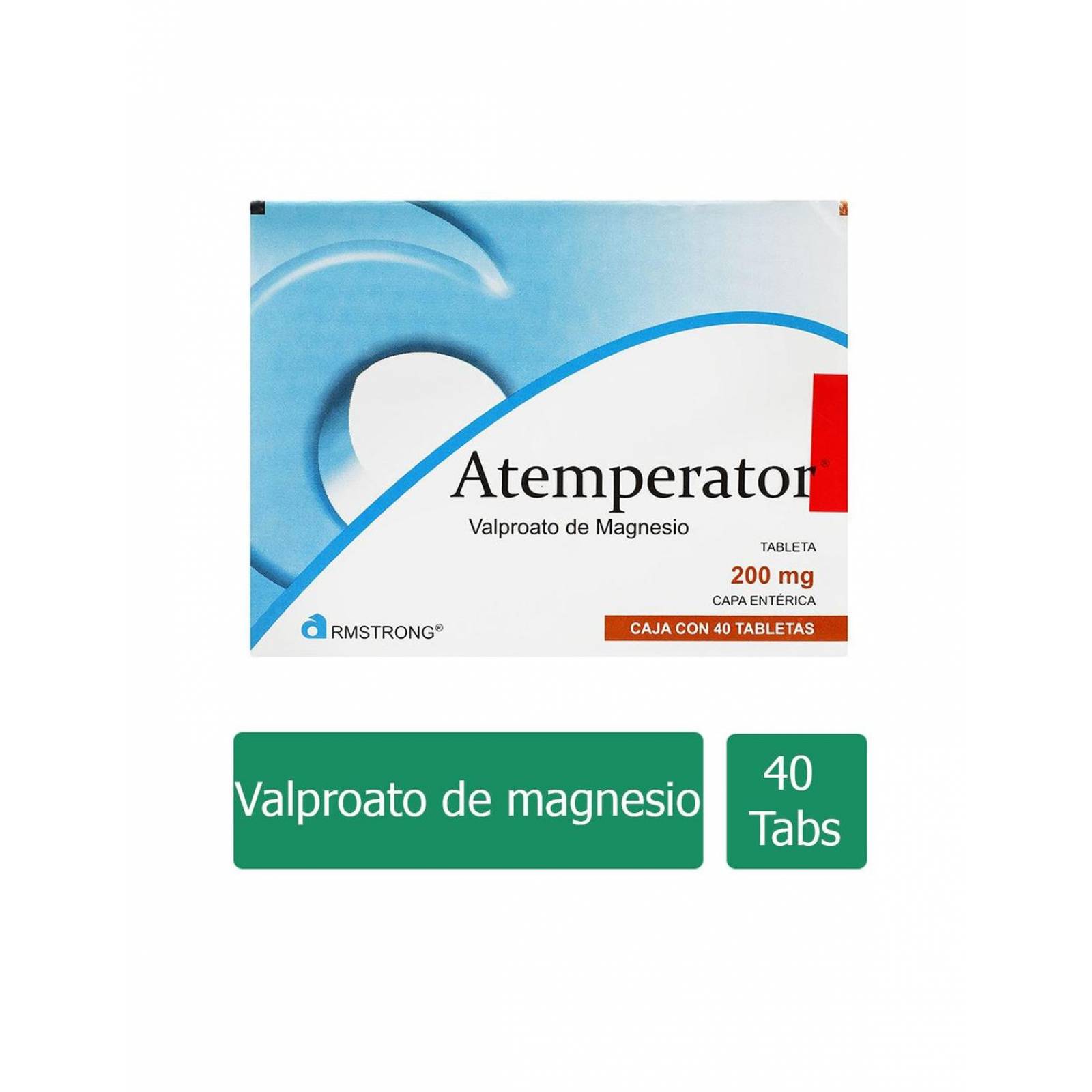 Atemperator 200 mg Caja Con 40 Tabletas 