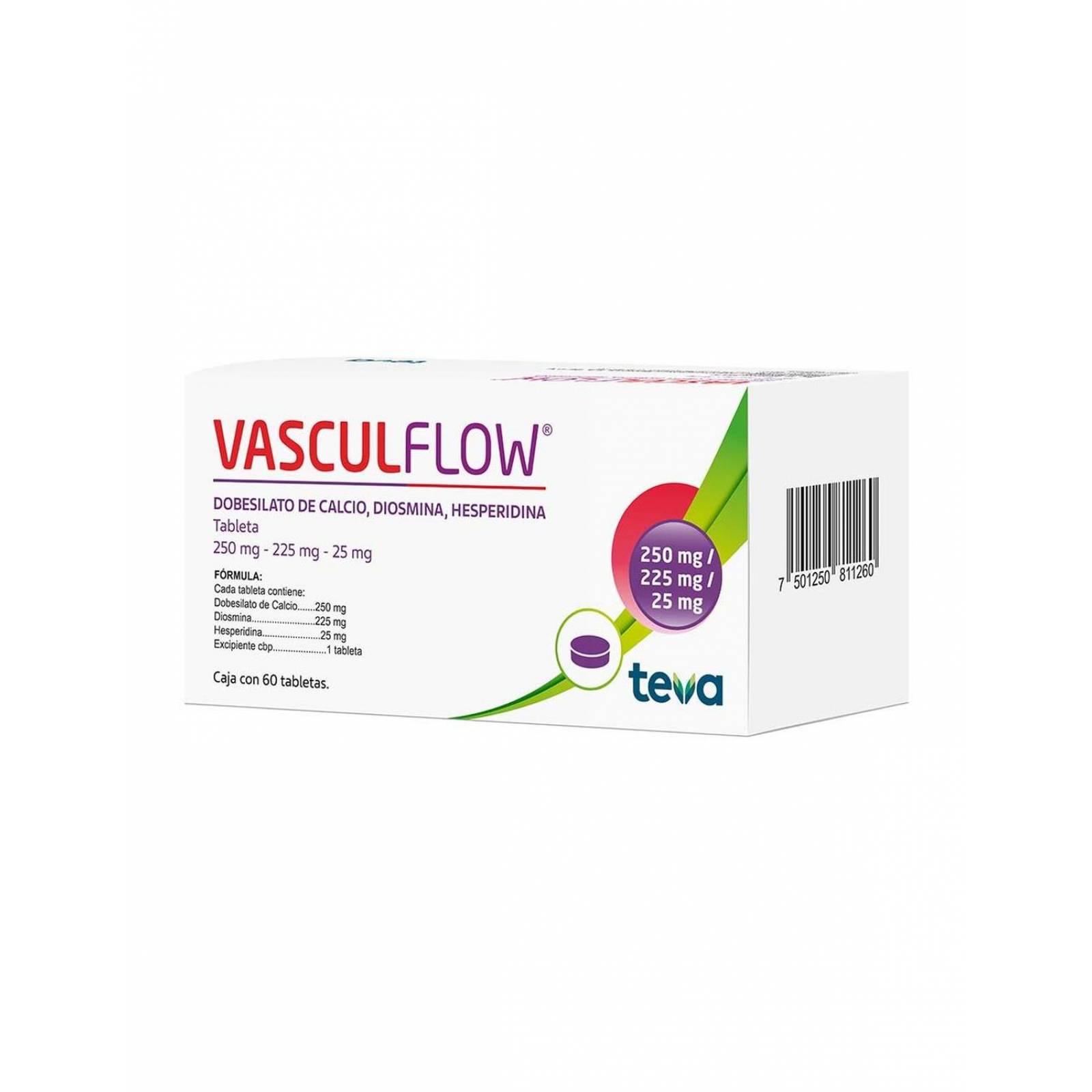 Vasculflow Caja Con 60 Tabletas 