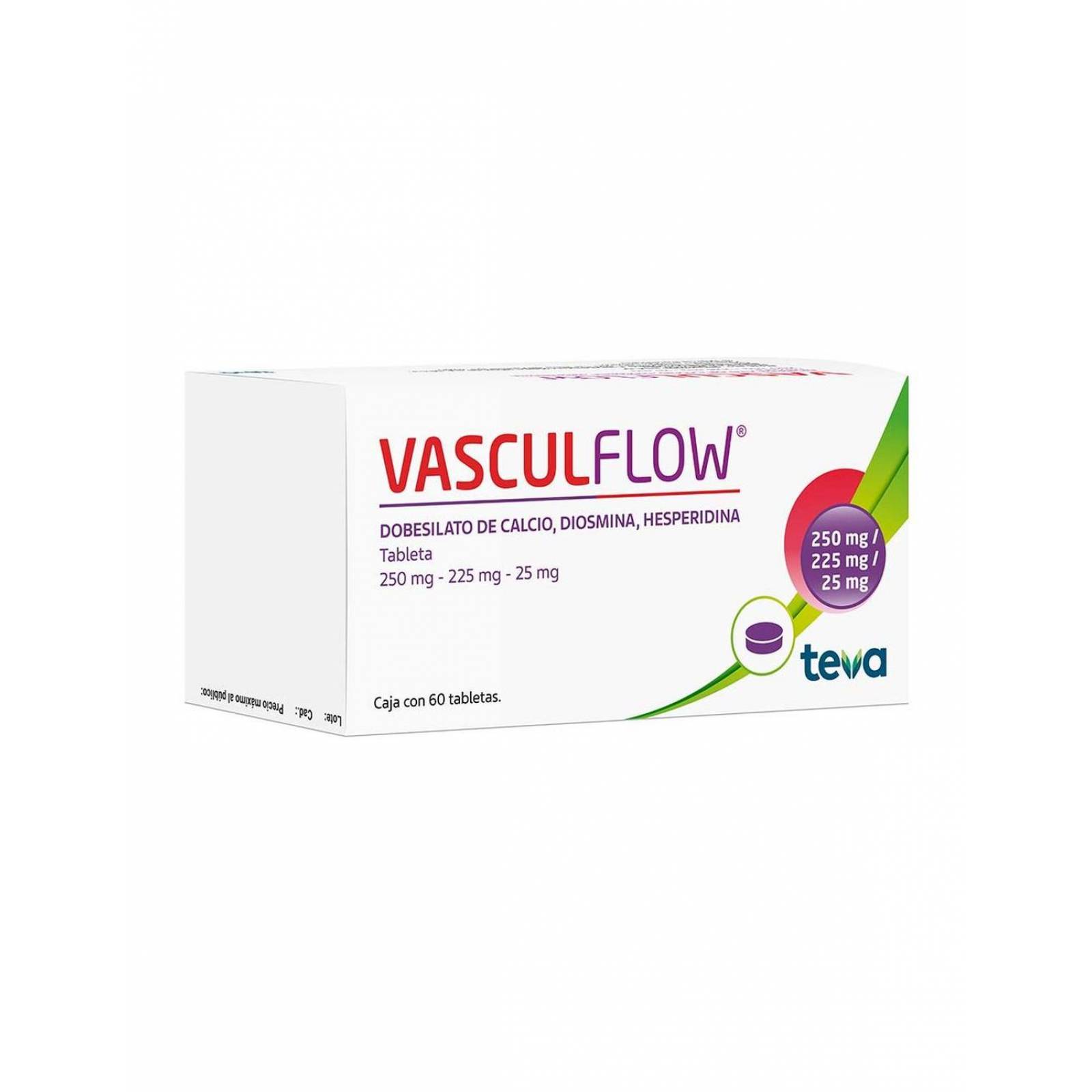 Vasculflow Caja Con 60 Tabletas 