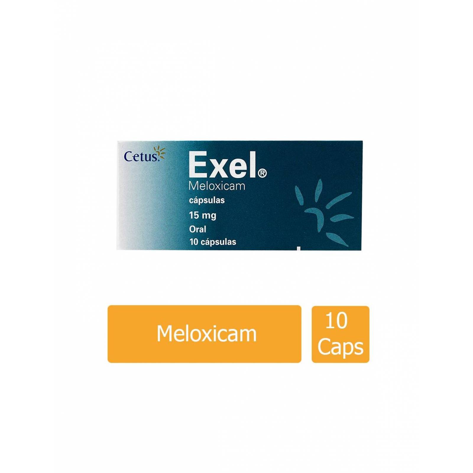 Exel 15 mg Caja Con 10 Cápsulas 