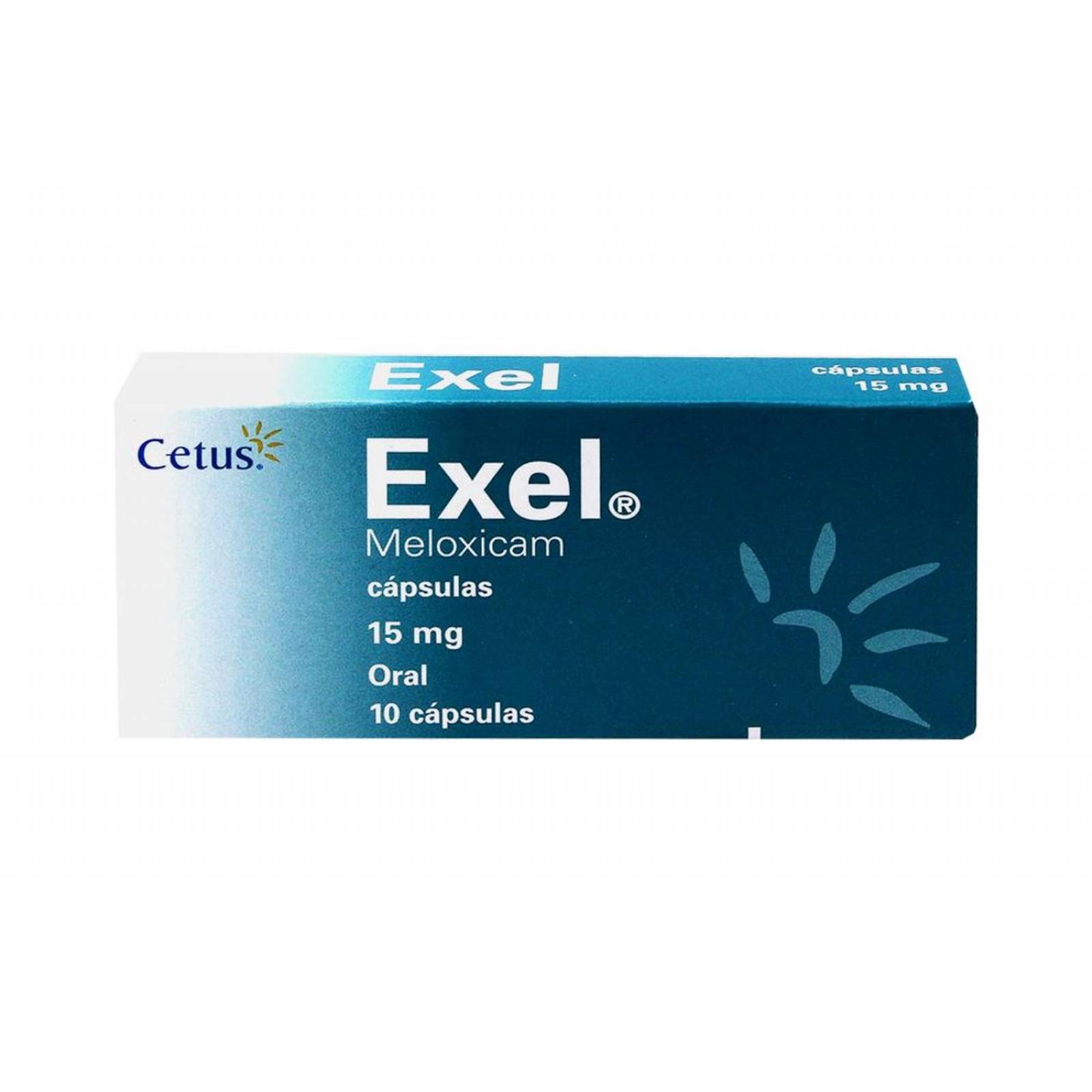 Exel 15 mg Caja Con 10 Cápsulas 