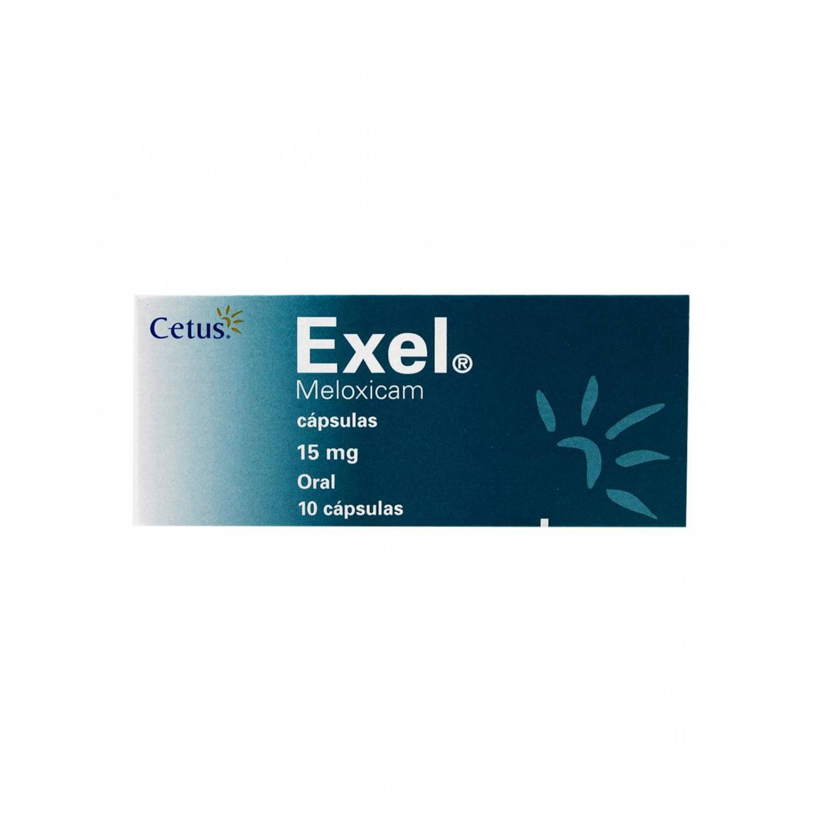 Exel 15 mg Caja Con 10 Cápsulas 