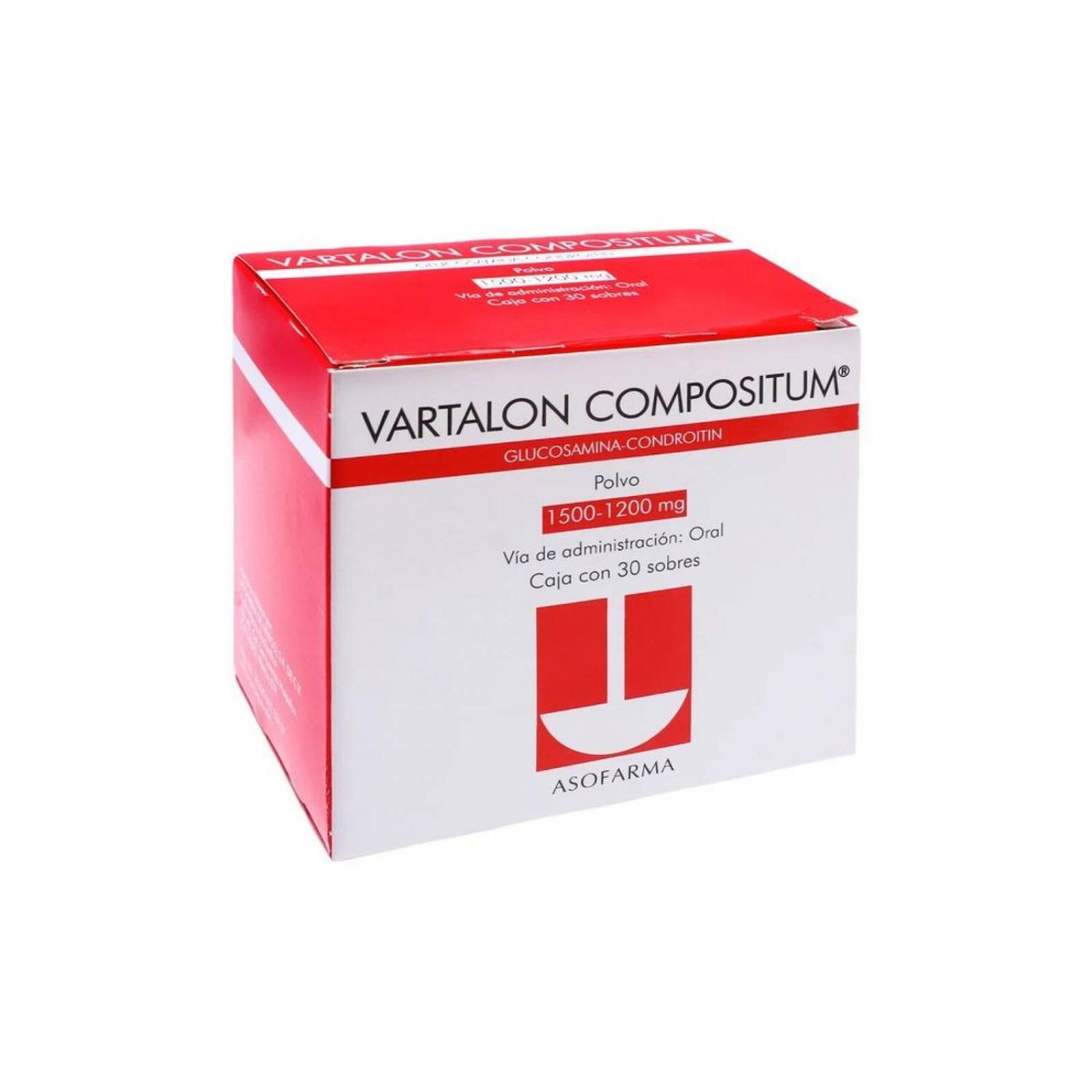 Vartalon Compositum Polvo 1500/1200 mg Caja con 30 Sobres 