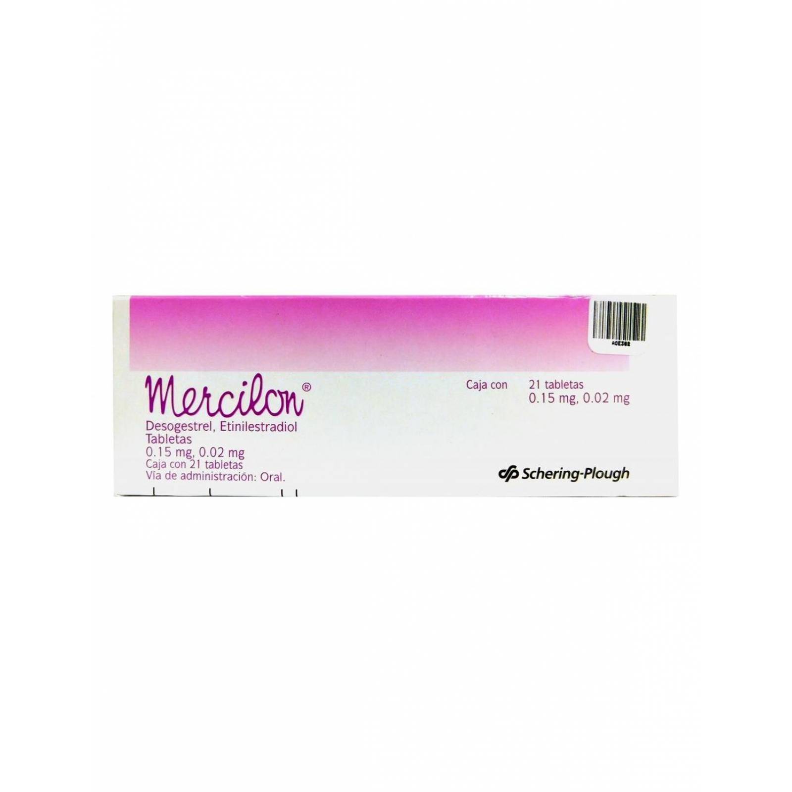 Mercilon 0.15 / 0.02 mg Caja Con 21 Tabletas 