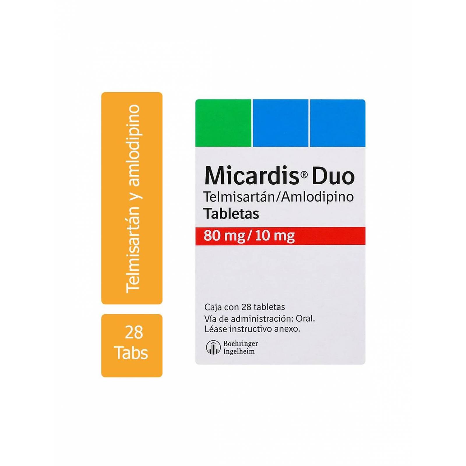 Micardis Duo 80 mg/10 mg Caja Con 28 Tabletas 