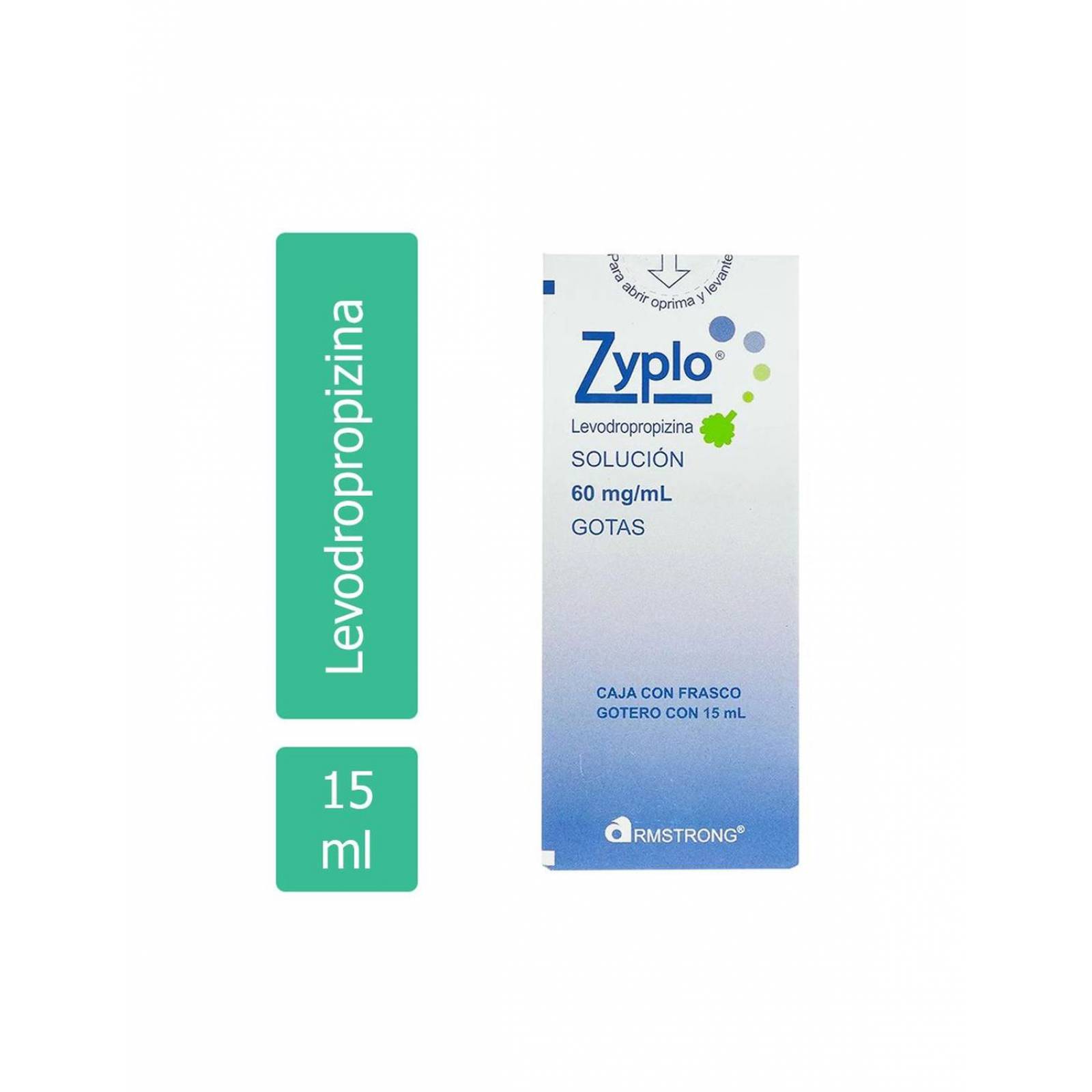 Zyplo Solución Gotas Caja Con Frasco Gotero Con 15 mL 