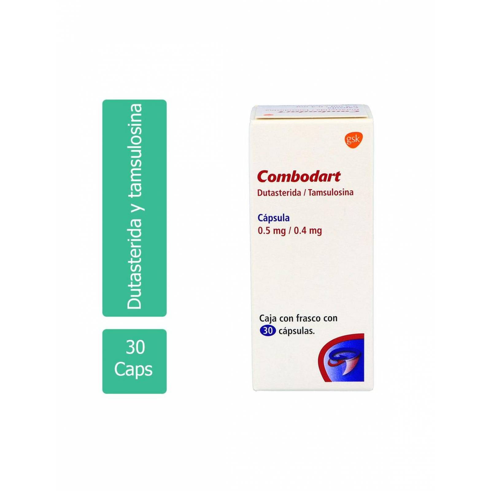 Combodart 0.5 mg/0.4 mg Caja Con Frasco Con 30 Cápsulas 