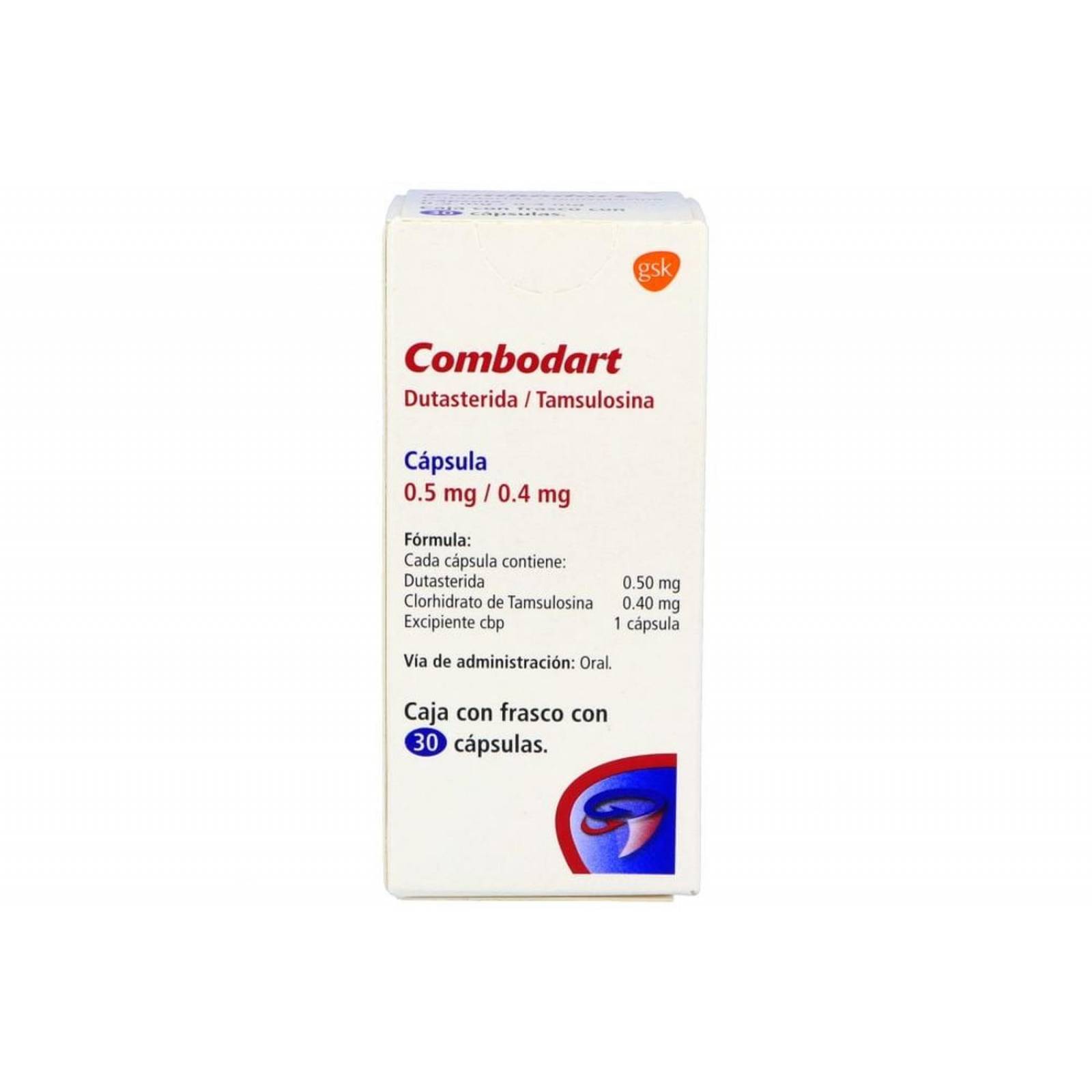 Combodart 0.5 mg/0.4 mg Caja Con Frasco Con 30 Cápsulas 