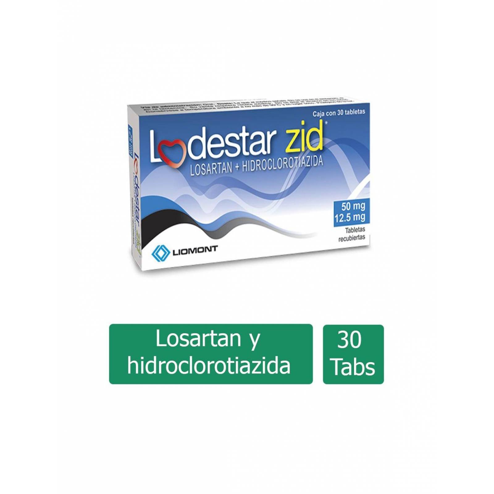 Lodestar Zid 50 mg Caja Con 30 Tabletas 